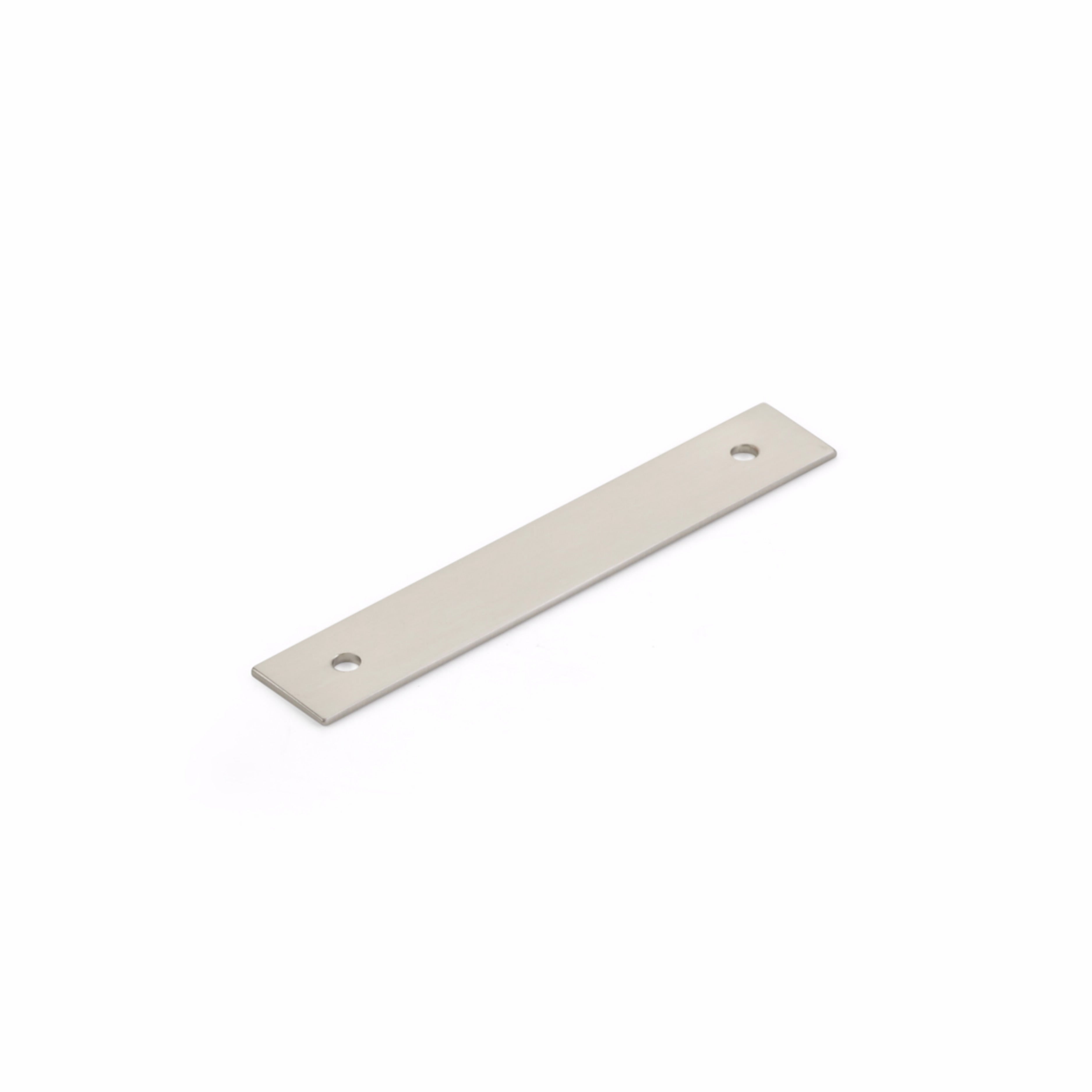 Schaub 5103B-BN 3-1/2" Center to Center Pub House Backplate for Pull Brushed Nickel Finish Sparrow Supply