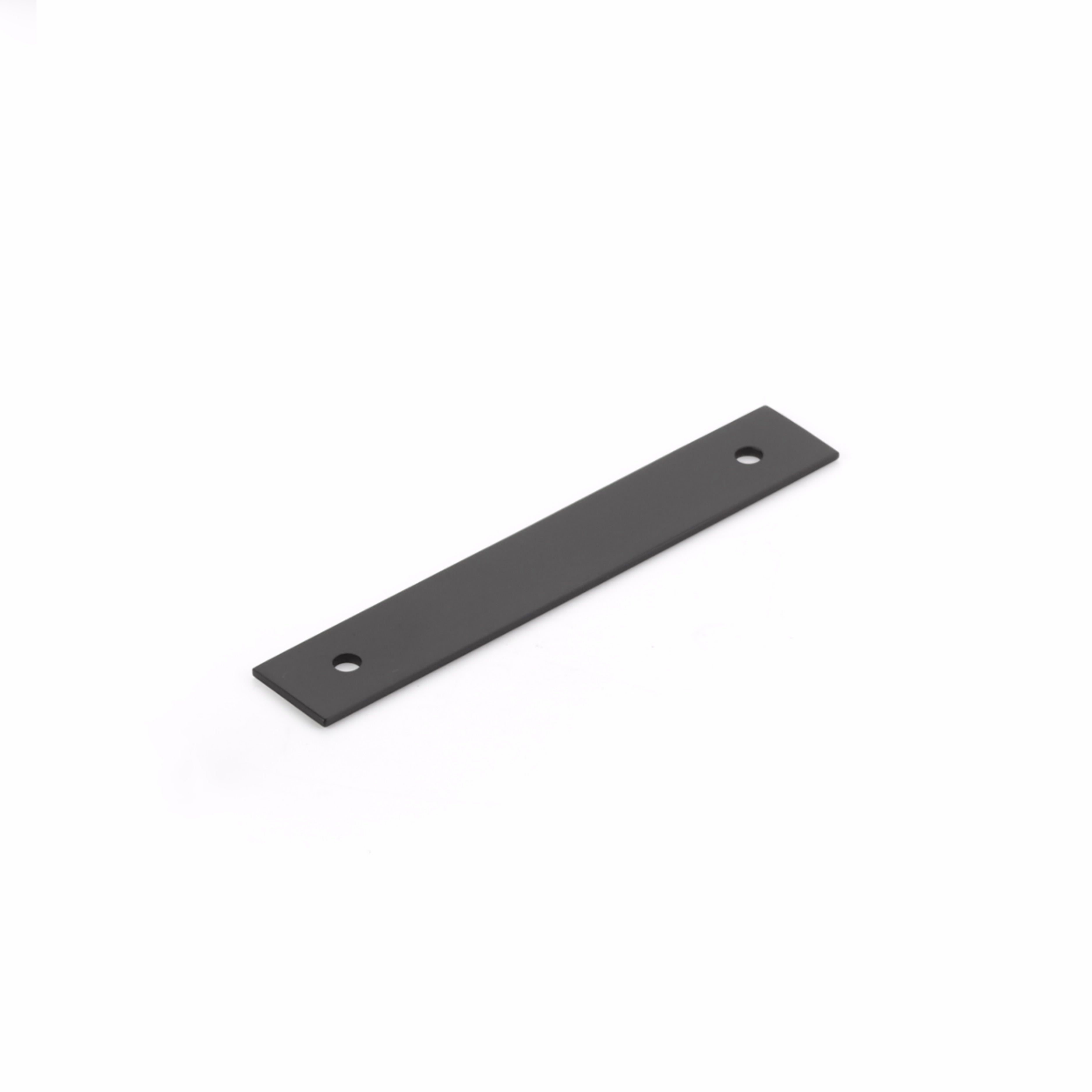 Schaub 5103B-MB 3-1/2" Center to Center Pub House Backplate for Pull Matte Black Finish Sparrow Supply