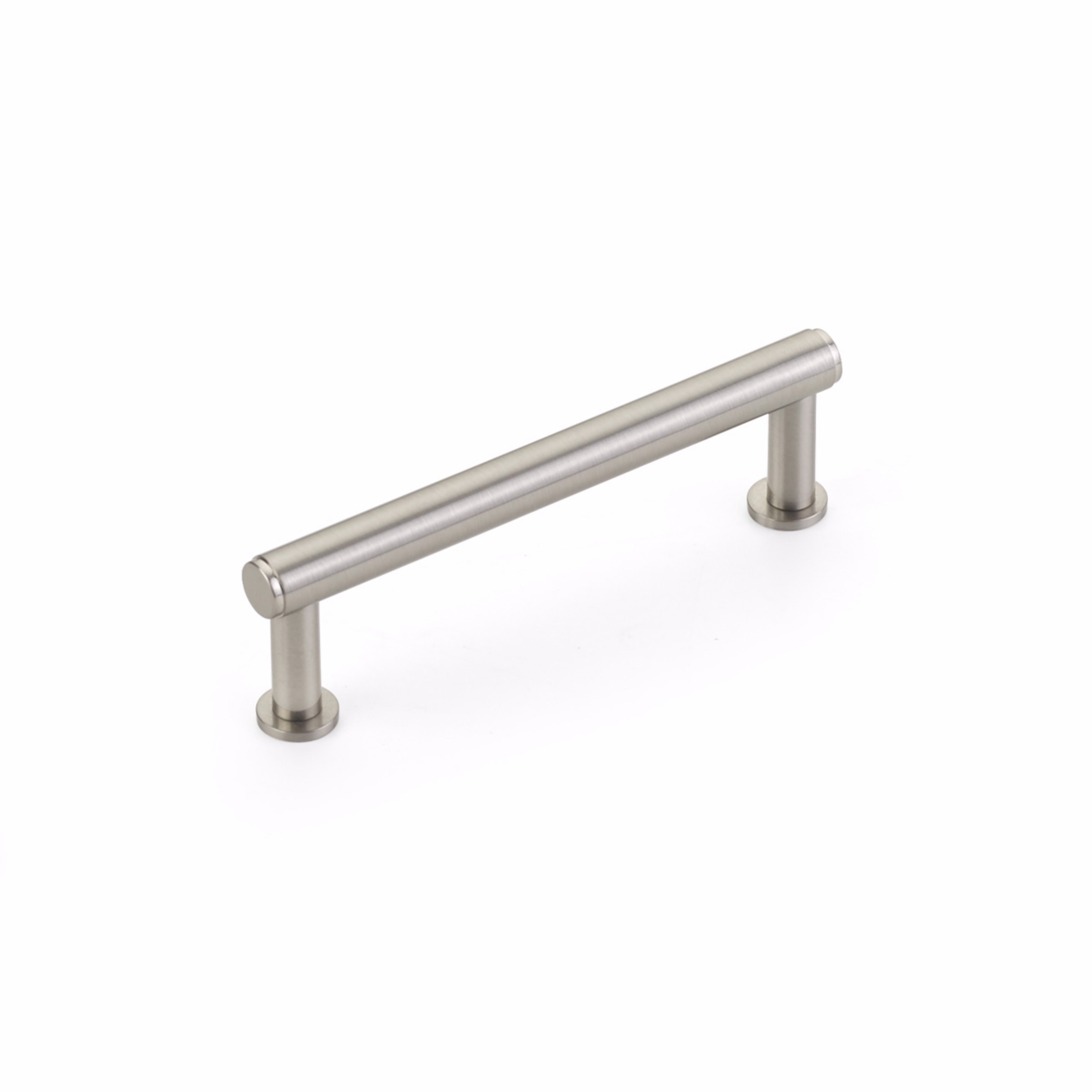 Schaub 5104-BN 4" Center to Center Pub House Cabinet Pull Brushed Nickel Finish Sparrow Supply