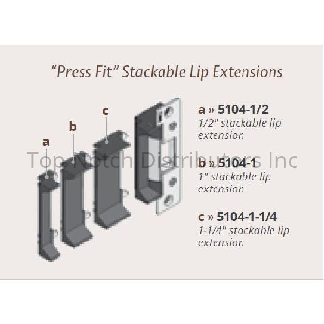 HES 51041 1" Stackable Lip Extension Sparrow Supply