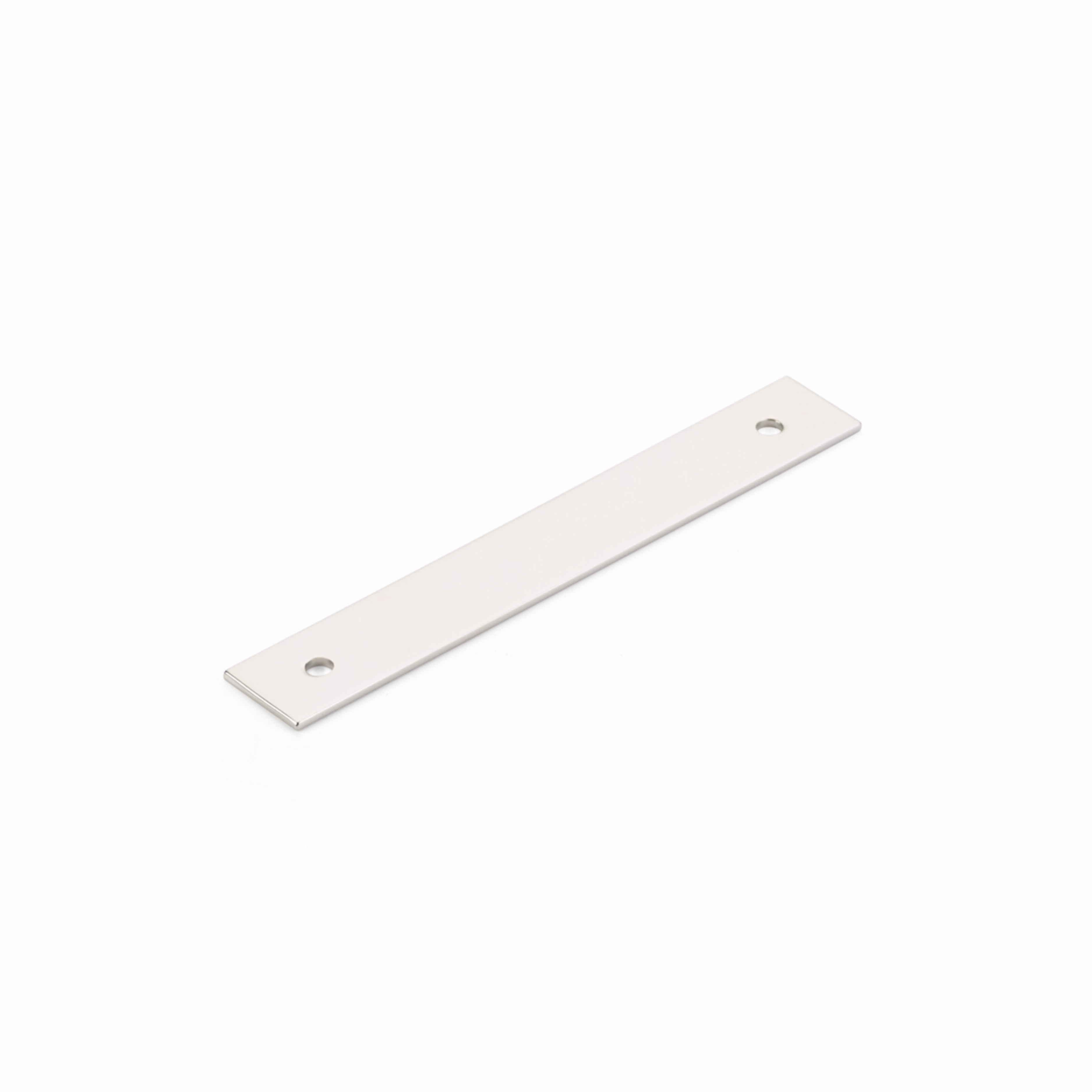 Schaub 5104B-PN 4" Center to Center Pub House Backplate for Pull Polished Nickel Finish Sparrow Supply