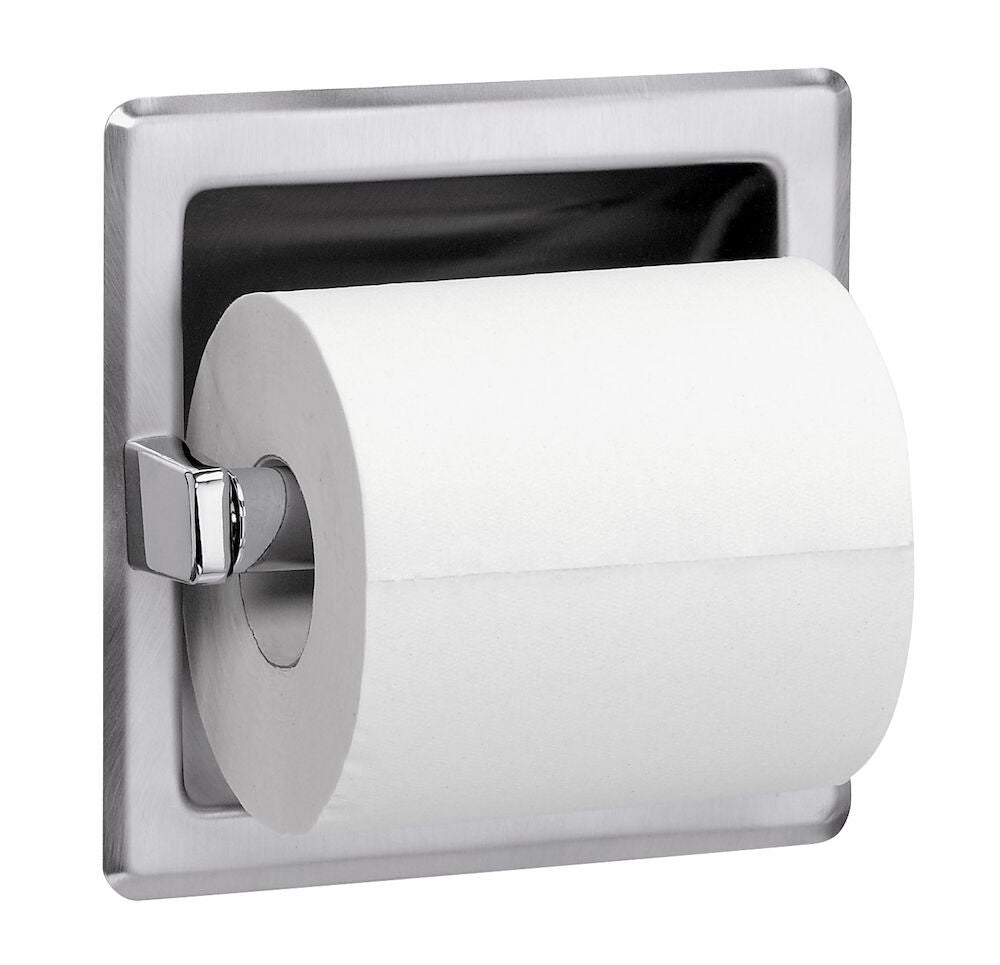 Bradley 5102-550000 Toilet Tissue Disp, Recessed,Single Sparrow Supply