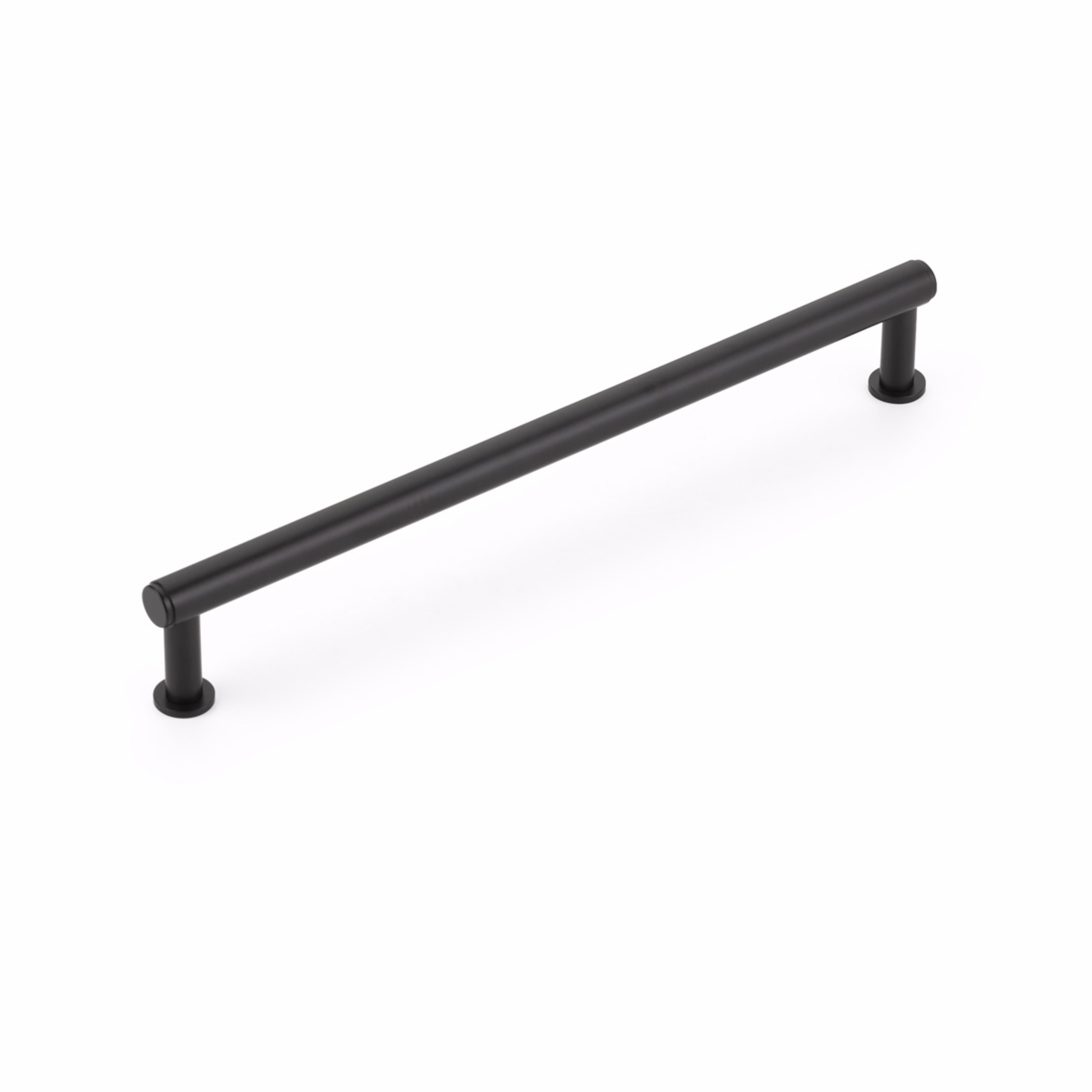 Schaub 5108-MB 8" Center to Center Pub House Cabinet Pull Matte Black Finish Sparrow Supply