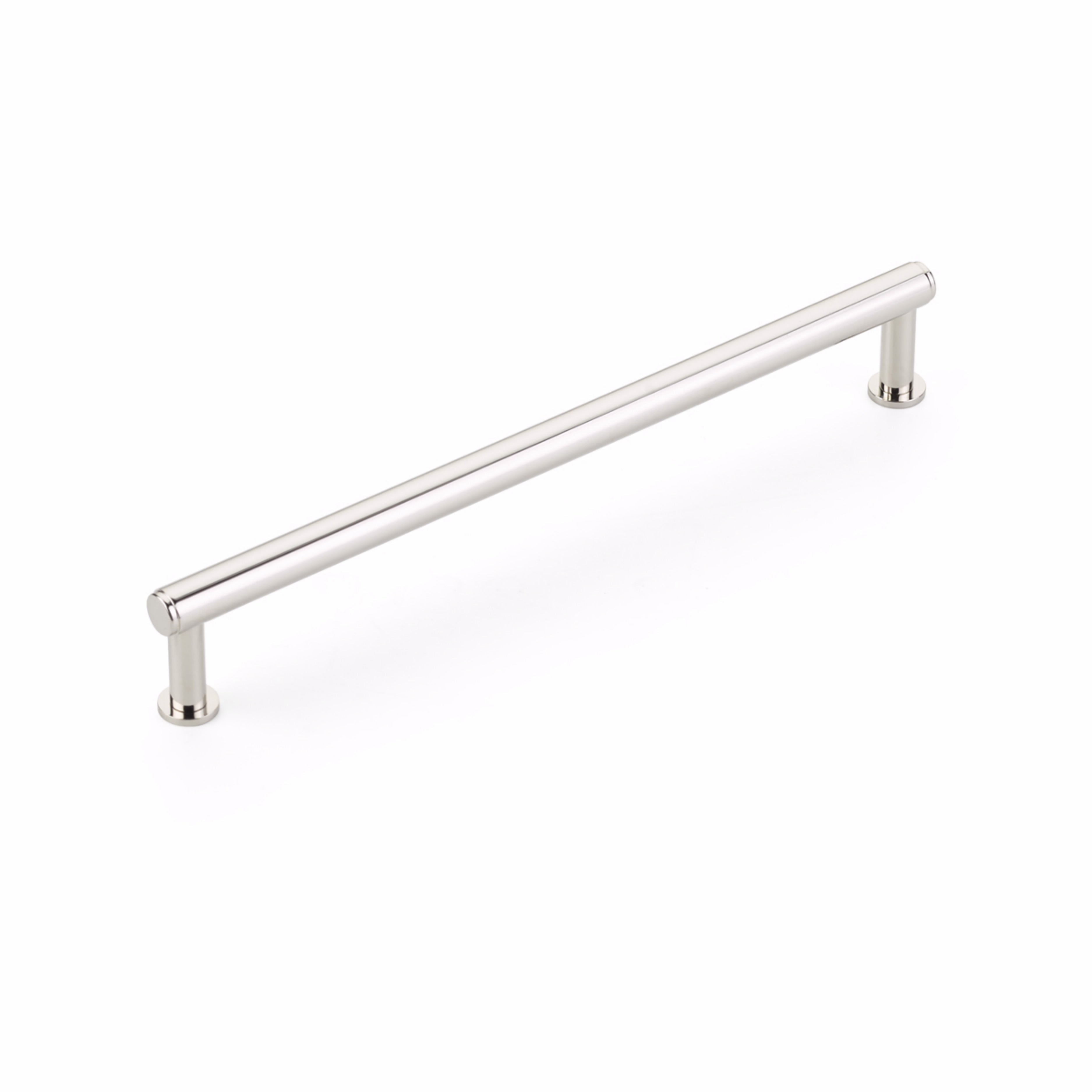 Schaub 5108-PN 8" Center to Center Pub House Cabinet Pull Polished Nickel Finish Sparrow Supply