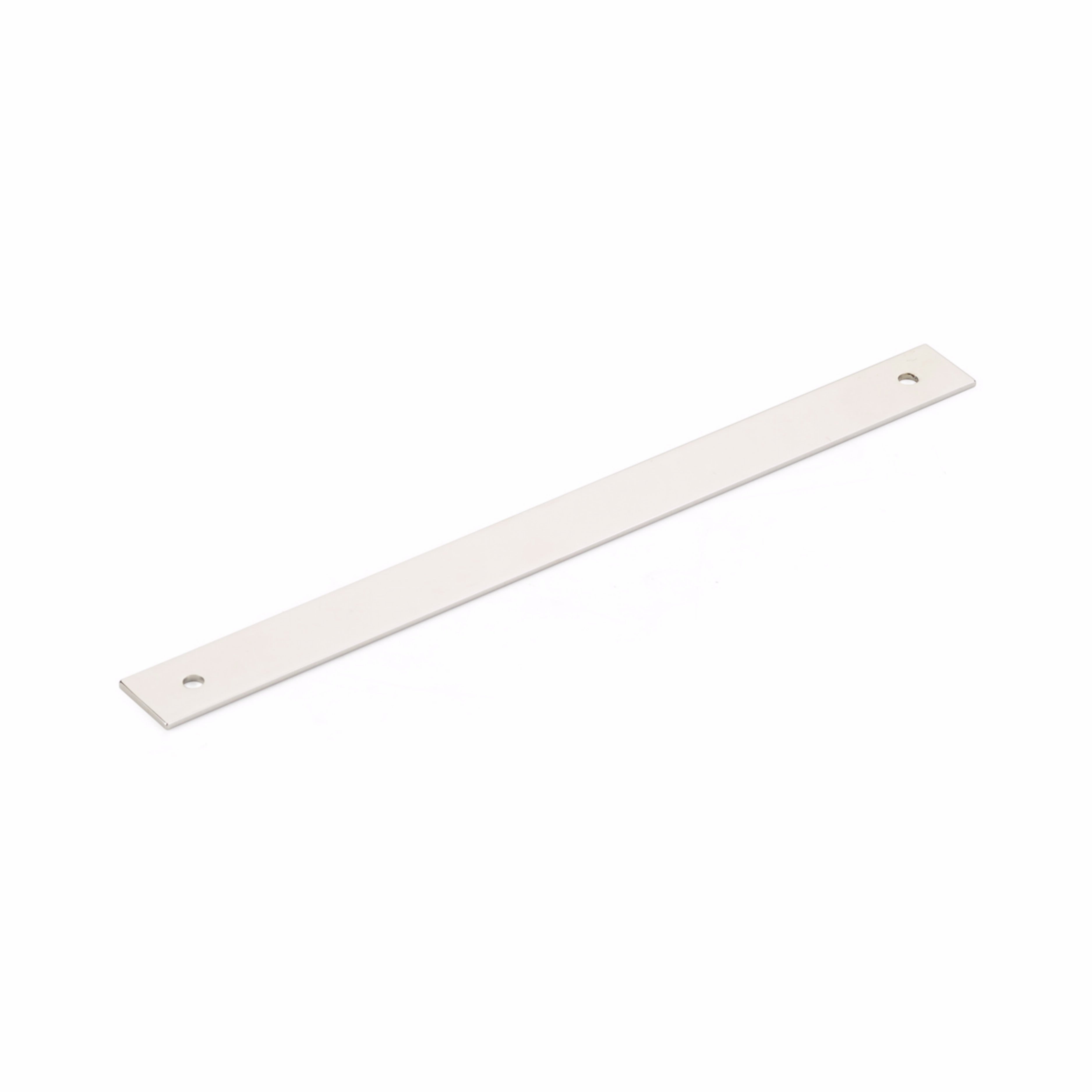 Schaub 5108B-PN 8" Center to Center Pub House Backplate for Pull Polished Nickel Finish Sparrow Supply