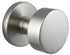 Emtek 5109ROUUS15 Round Knob 2-3/8" Backset Passage with Disk Rose for 1-1/4" to 2" Door Satin Nickel Finish Sparrow Supply