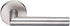 Emtek 5109STUUS15RH Stuttgart Lever Right Hand 2-3/8" Backset Passage with Disk Rose for 1-1/4" to 2" Door Satin Nickel Finish Sparrow Supply