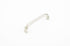 Schaub 511-15 4" Center to Center Arched Italian Contemporary Cabinet Pull Satin Nickel Finish Sparrow Supply