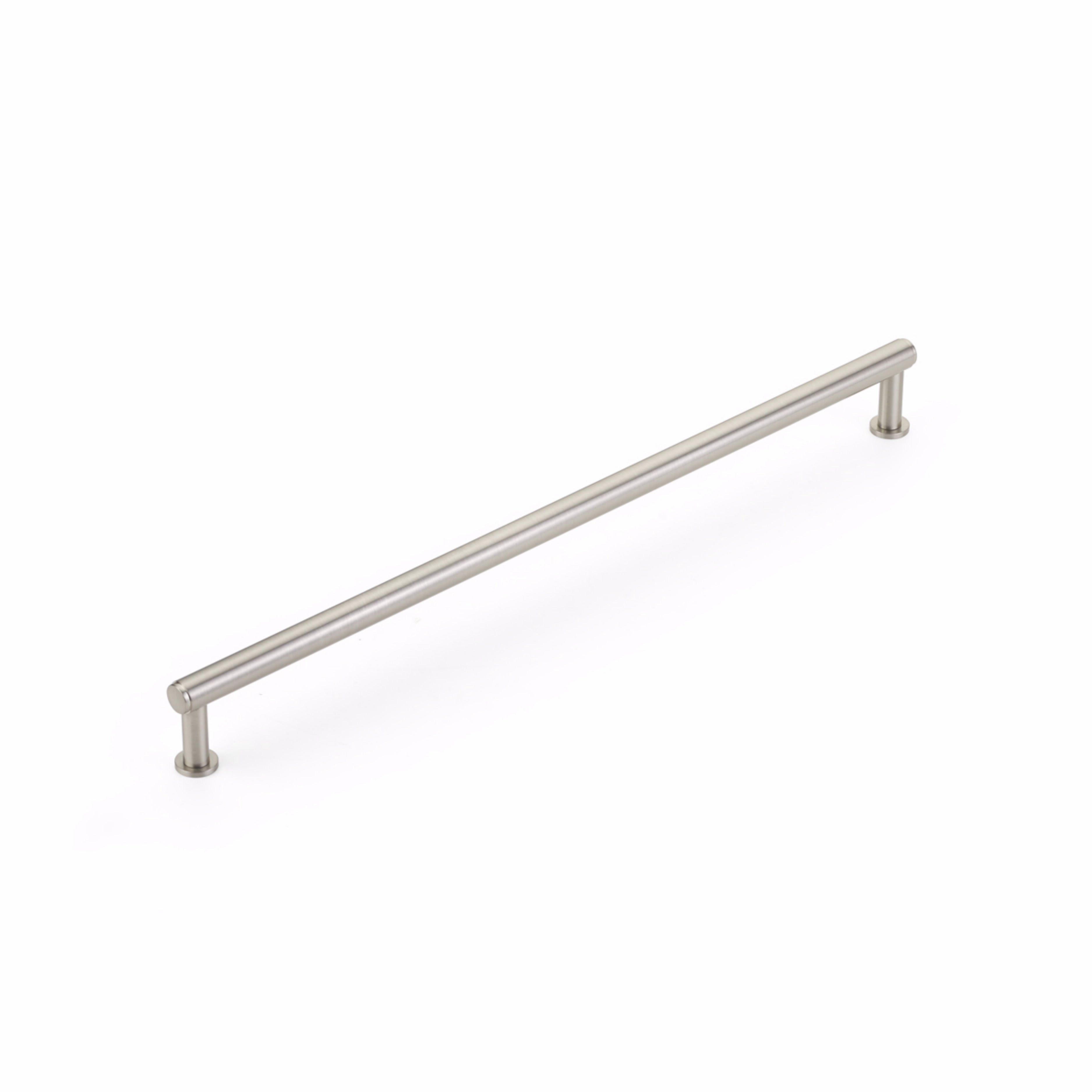 Schaub 5112-BN 12" Center to Center Pub House Cabinet Pull Brushed Nickel Finish Sparrow Supply