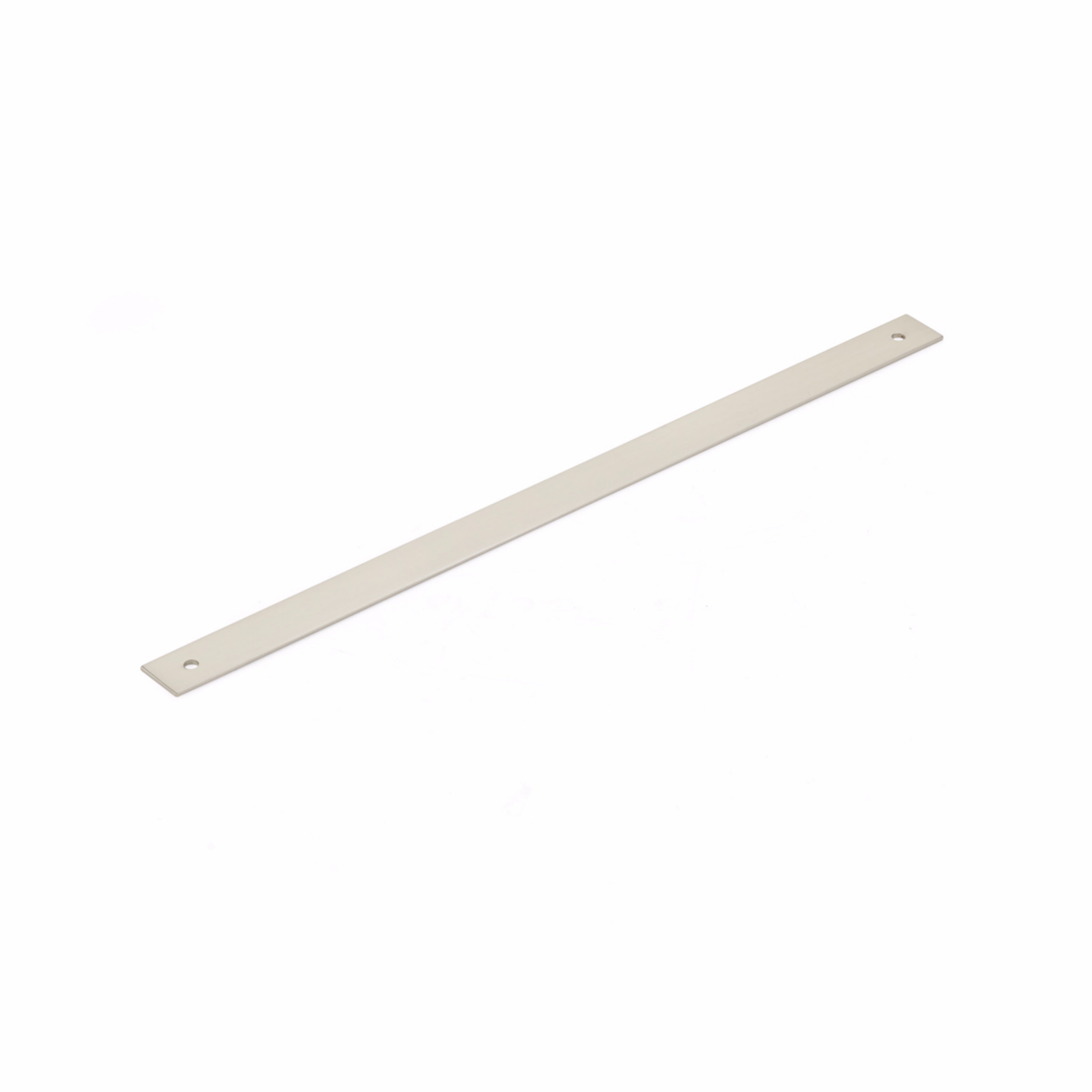 Schaub 5112AB-BN 12" Center to Center Pub House Backplate for Appliance Pull Brushed Nickel Finish Sparrow Supply