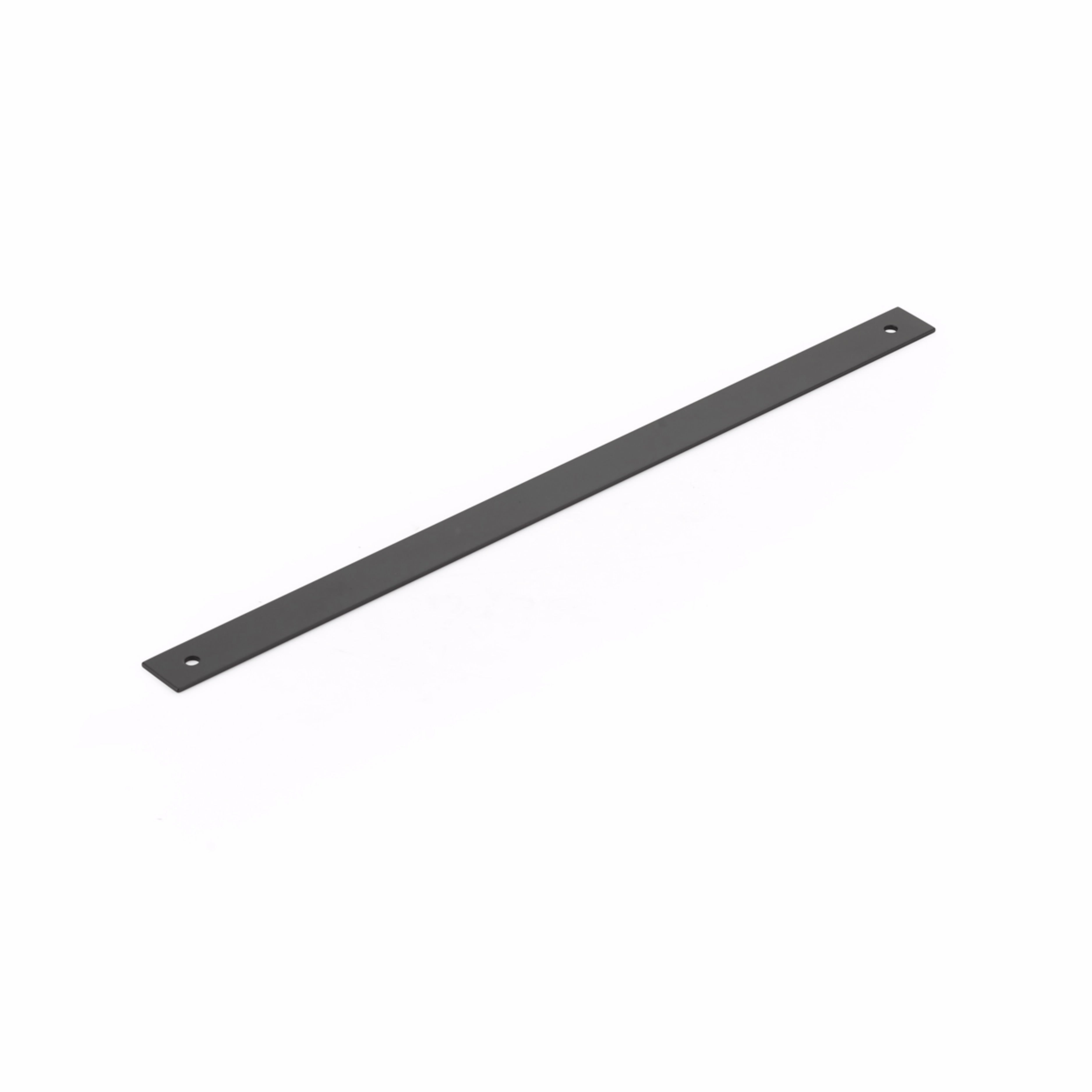 Schaub 5112AB-MB 12" Center to Center Pub House Backplate for Appliance Pull Matte Black Finish Sparrow Supply