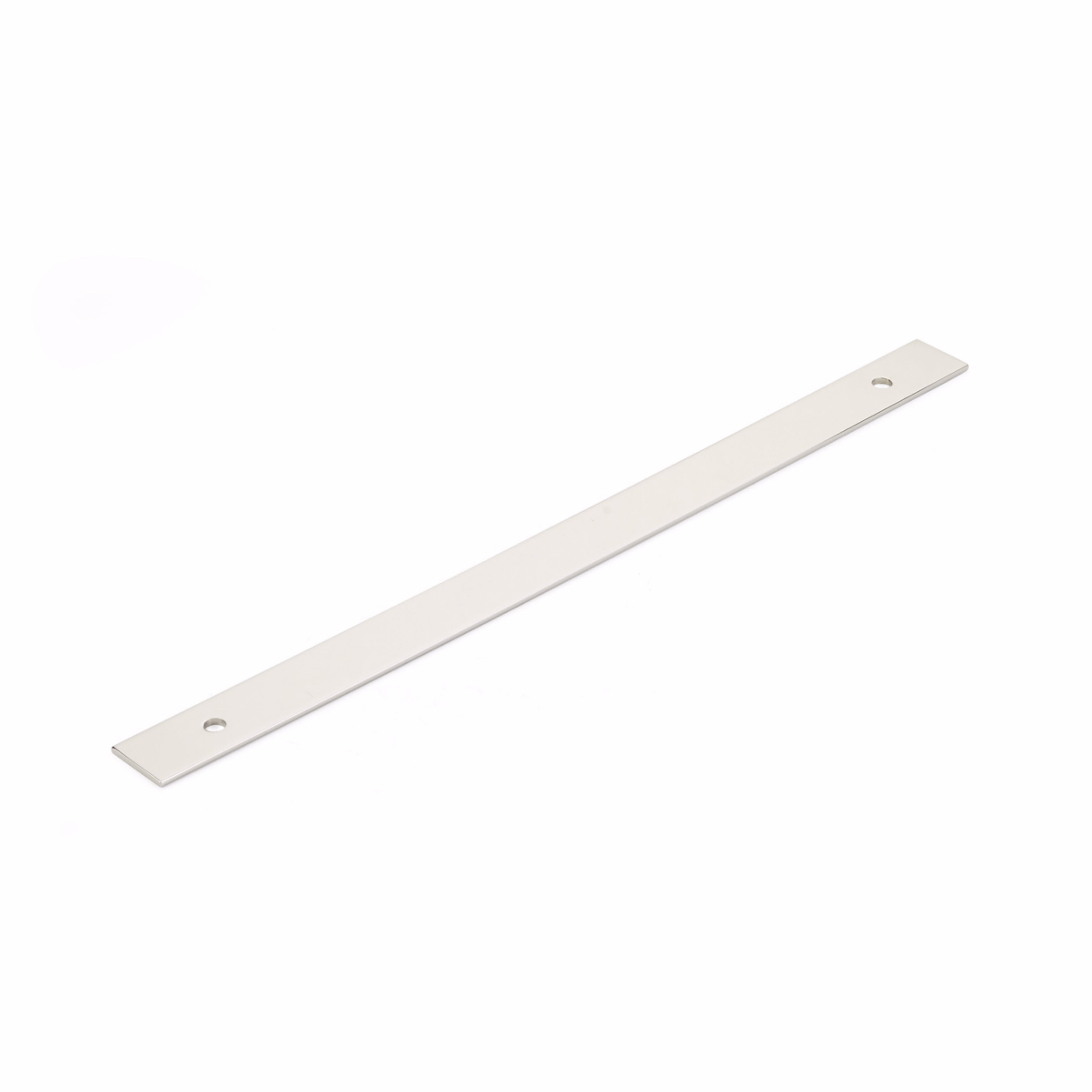 Schaub 5112B-PN 12" Center to Center Pub House Backplate for Pull Polished Nickel Finish Sparrow Supply