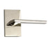 Emtek 5112HLOUS14RH Helios Lever Right Hand 2-3/8" Backset Passage with Modern Rectangular Rose for 1-1/4" to 2" Door Polished Nickel Lifetime Finish Sparrow Supply