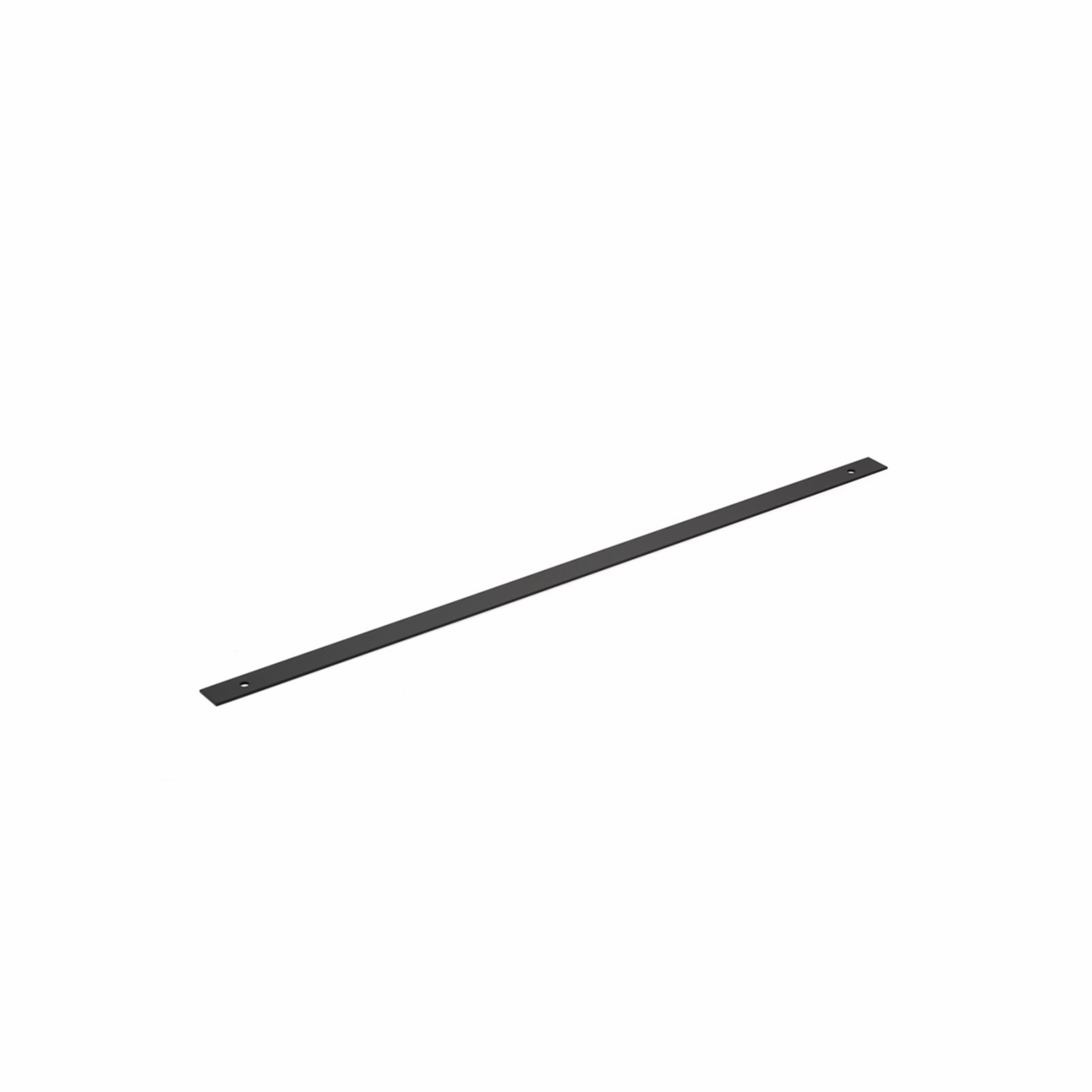 Schaub 5118AB-MB 18" Center to Center Pub House Backplate for Appliance Pull Matte Black Finish Sparrow Supply