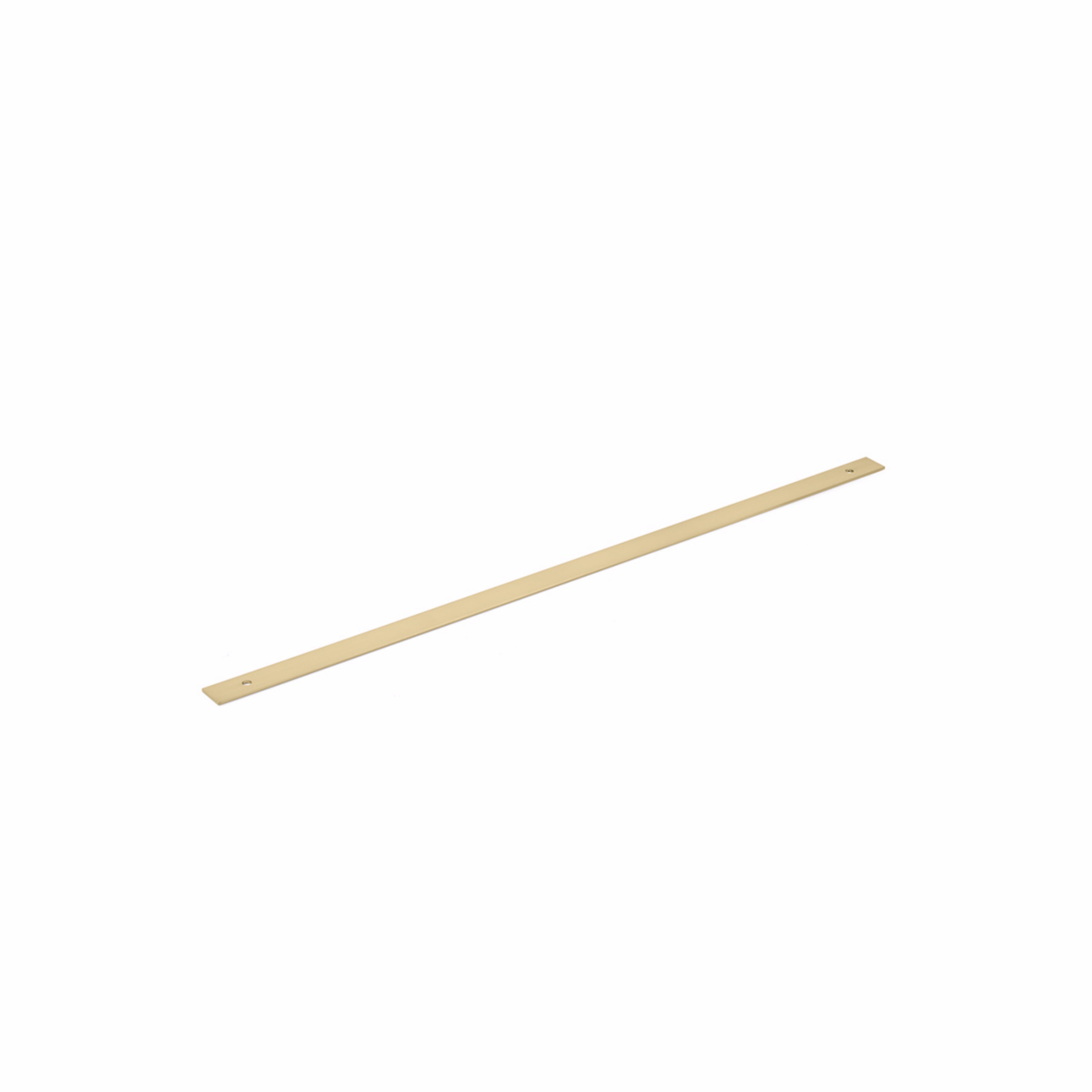 Schaub 5118AB-SSB 18" Center to Center Pub House Backplate for Appliance Pull Signature Satin Brass Finish Sparrow Supply