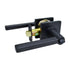 Emtek 5122HLOUS19RH Helios Lever Right Hand 2-3/8" and 2-3/4" Backset Keyed Entry with Square Rose for 1-3/8" to 2-1/16" Door Flat Black Finish Sparrow Supply