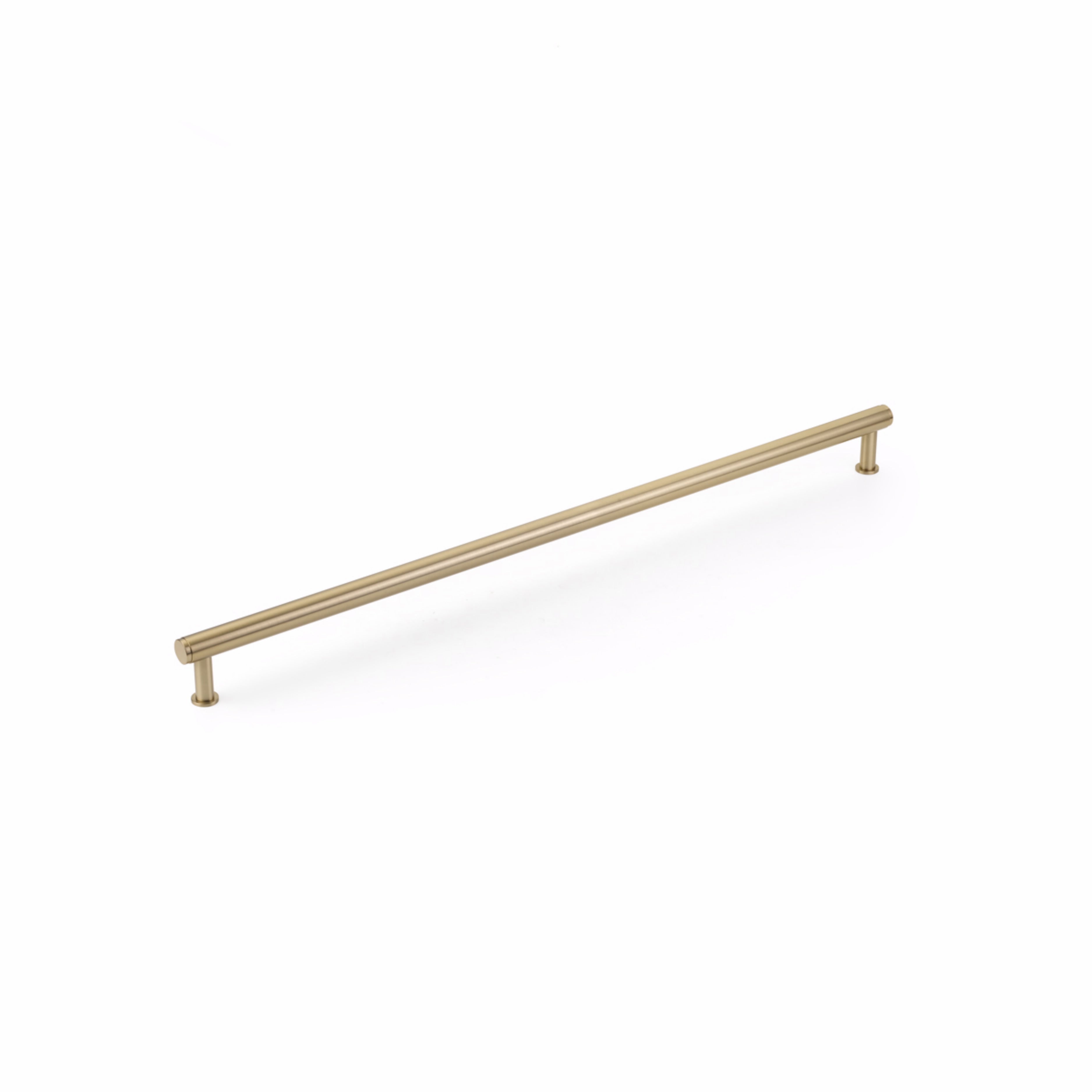 Schaub 5124A-SSB 24" Center to Center Pub House Appliance Pull Signature Satin Brass Finish Sparrow Supply