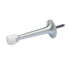 Rockwood 51926D 3-1/4" Solid Baseboard Door Stop Satin Chrome Finish
