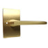Emtek 5212HLOUS4RH Helios Lever Right Hand 2-3/8" Backset Privacy with Modern Rectangular Rose for 1-1/4" to 2" Door Satin Brass Finish Sparrow Supply
