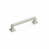 Schaub 522-15 3-1/2" Center to Center Menlo Park Cabinet Pull Satin Nickel Finish Sparrow Supply