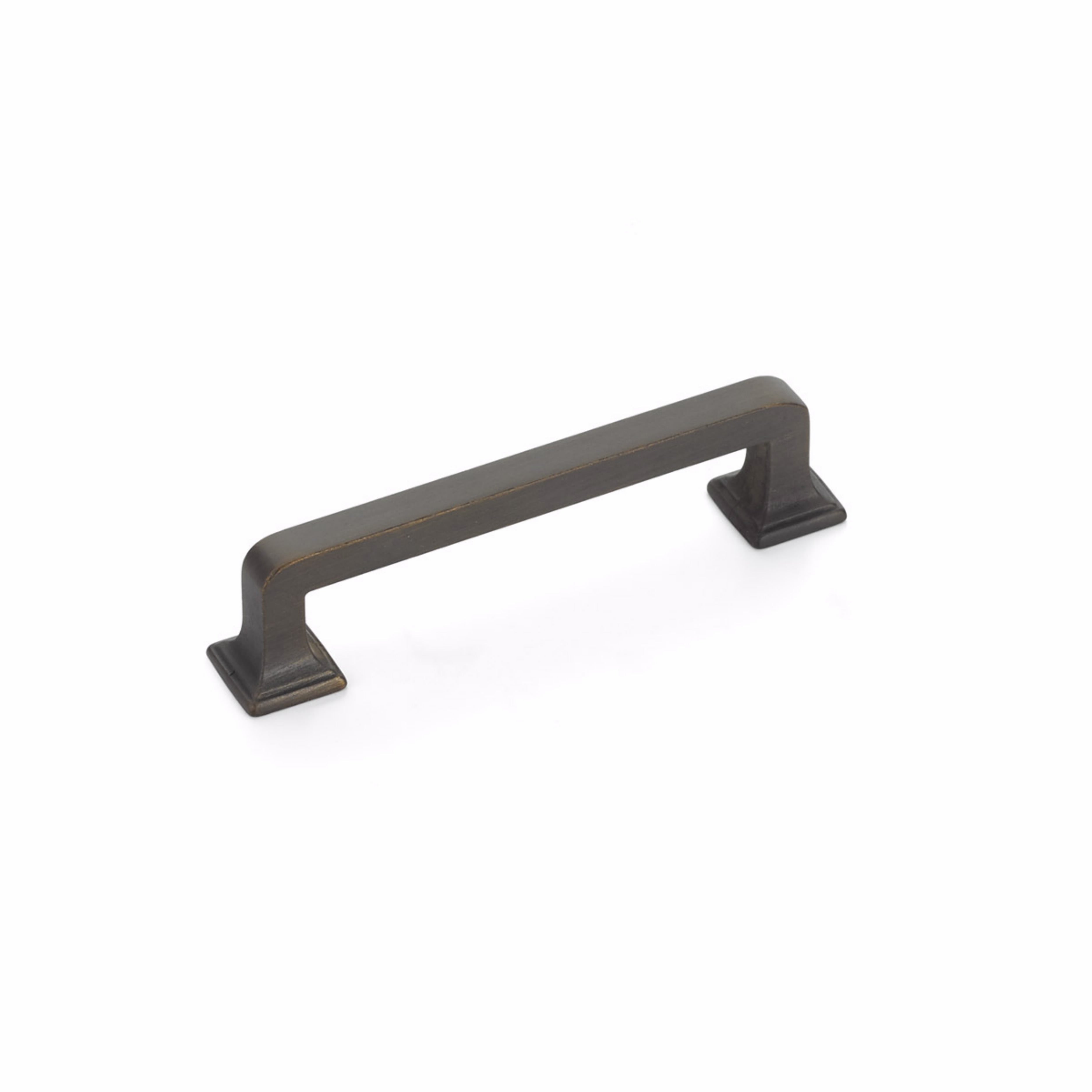 Schaub 522-ABZ 3-1/2" Center to Center Menlo Park Cabinet Pull Ancient Bronze Finish Sparrow Supply