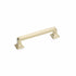 Schaub 522-SSB 3-1/2" Center to Center Menlo Park Cabinet Pull Signature Satin Brass Finish Sparrow Supply