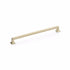 Schaub 524-SSB 10" Center to Center Menlo Park Cabinet Pull Signature Satin Brass Finish Sparrow Supply