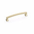 Schaub 527-SSB 5" Center to Center Menlo Park Arched Cabinet Pull Signature Satin Brass Finish Sparrow Supply