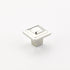 Schaub 530-PN 1-1/4" Menlo Park Square Cabinet Knob Polished Nickel Finish Sparrow Supply