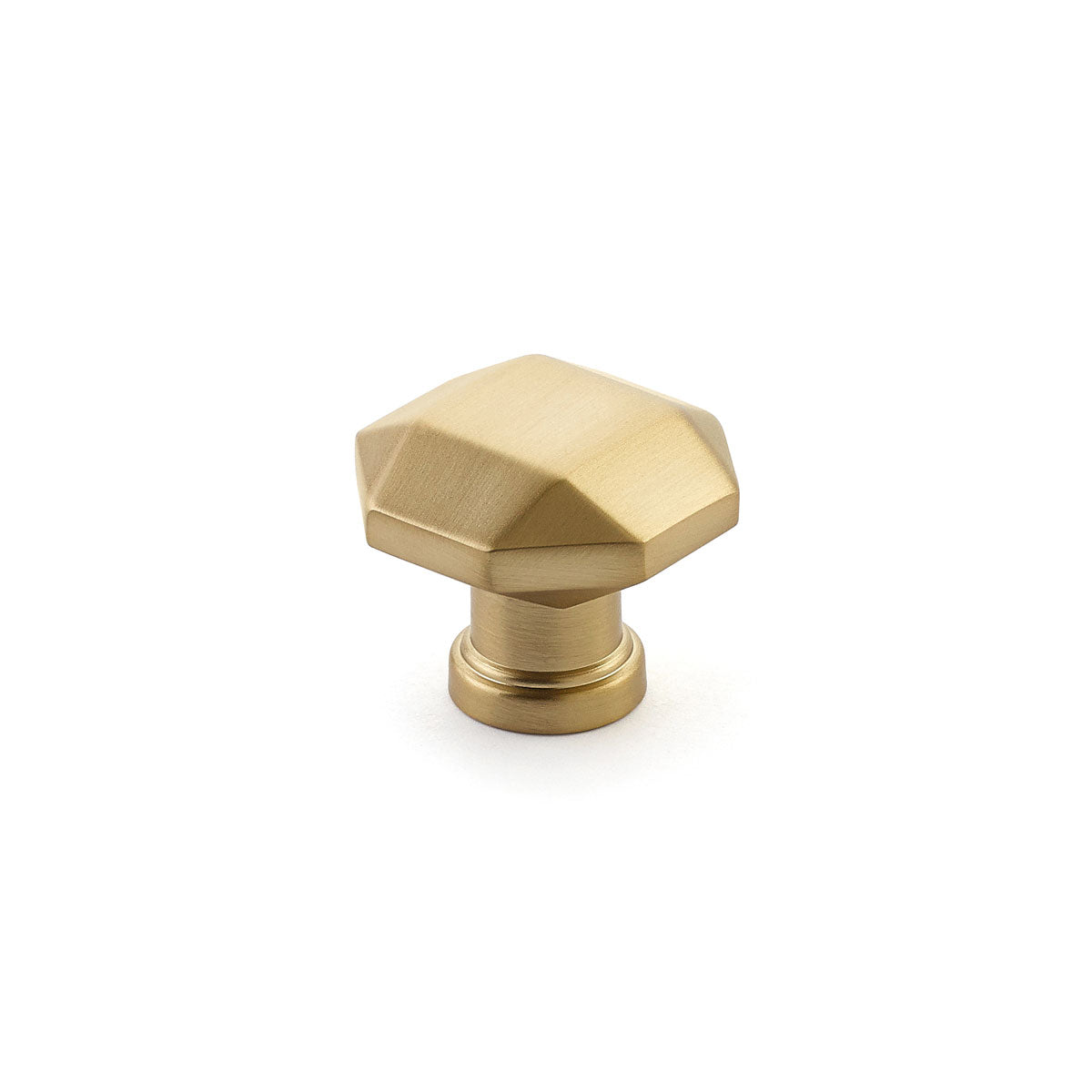 Schaub 531-SSB 1-1/4" Menlo Park Cabinet Knob Signature Satin Brass Finish Sparrow Supply