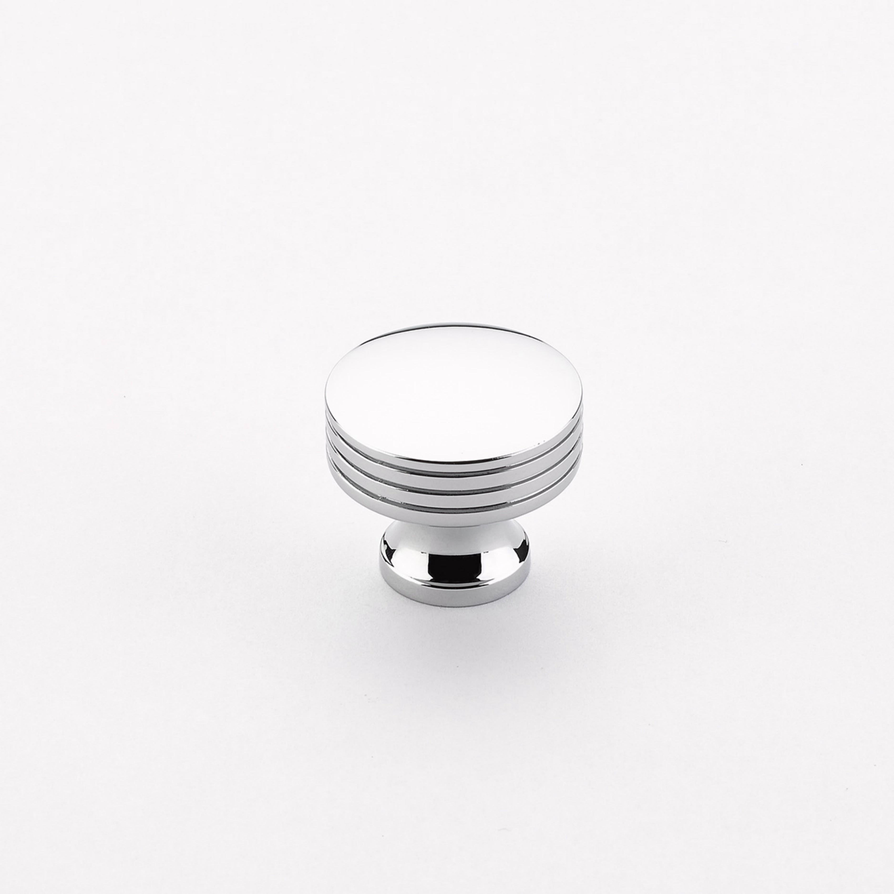 Schaub 532-26 1-1/4" Menlo Park Disk Round Knob Polished Chrome Finish Sparrow Supply