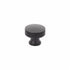 Schaub 532-MB 1-1/4" Menlo Park Disk Round Knob Matte Black Finish Sparrow Supply