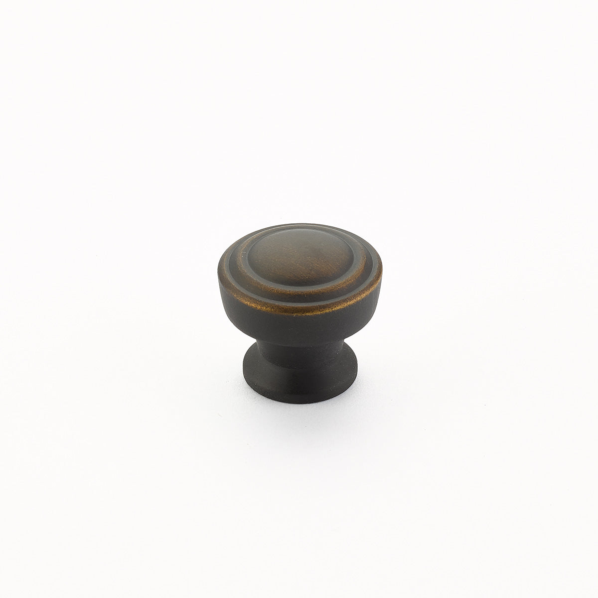 Schaub 533-ABZ 1-1/4" Menlo Park Round Cabinet Knob Ancient Bronze Finish Sparrow Supply