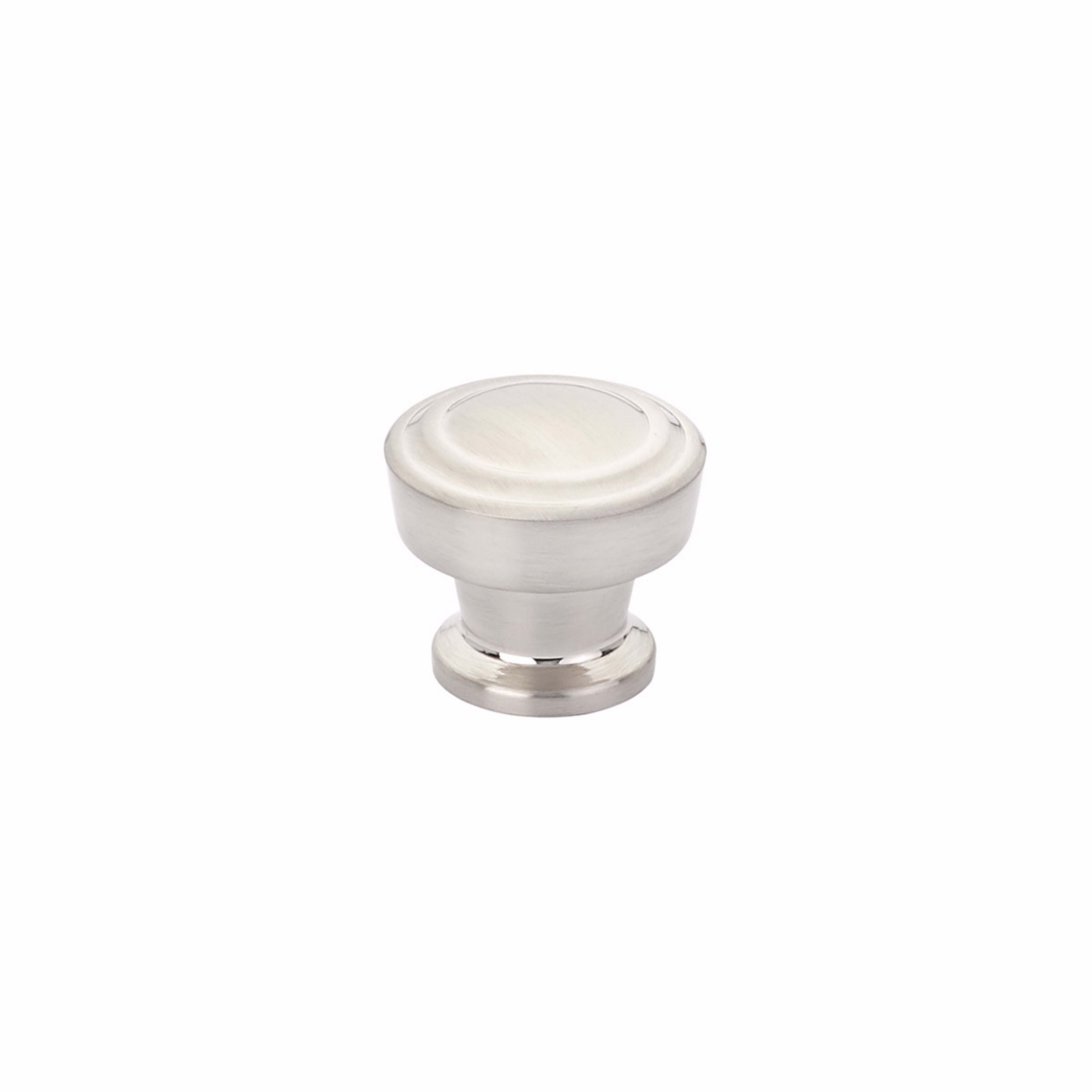 Schaub 533-BN 1-1/4" Menlo Park Round Cabinet Knob Brushed Nickel Finish Sparrow Supply