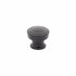 Schaub 533-MB 1-1/4" Menlo Park Round Cabinet Knob Matte Black Finish Sparrow Supply