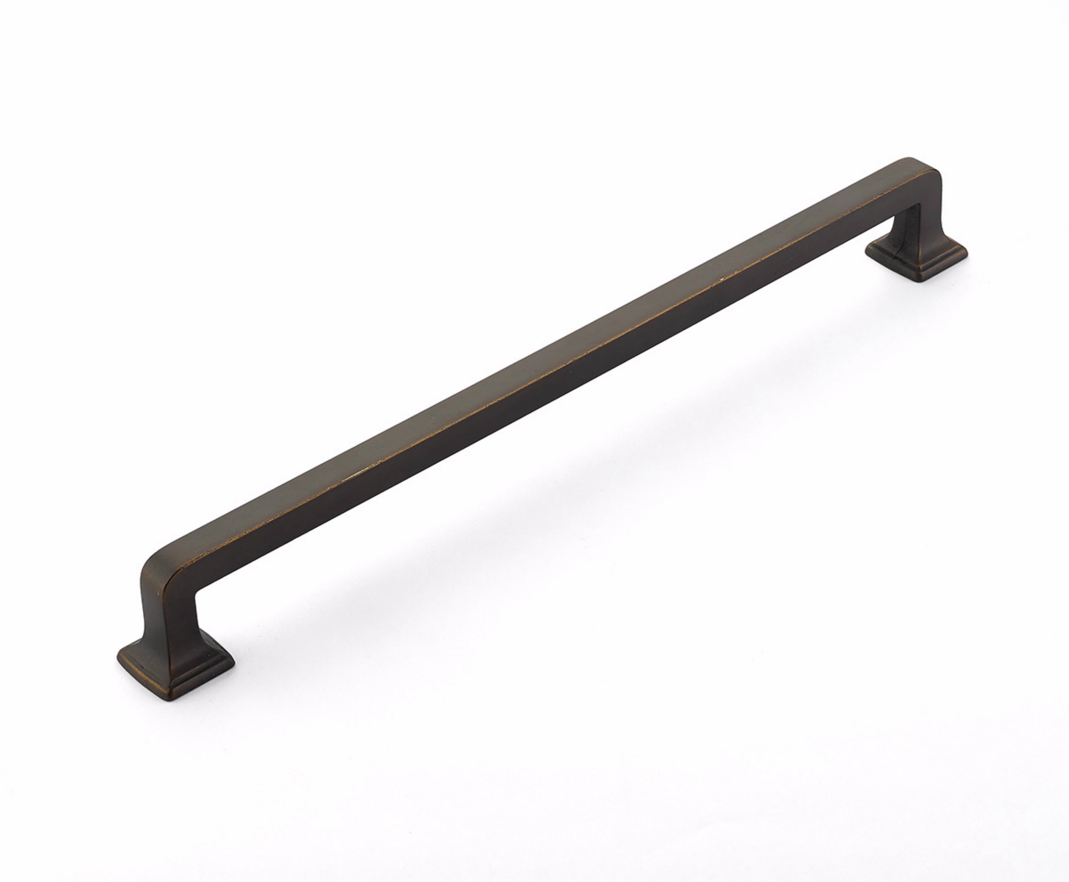 Schaub 535-ABZ Menlo Park 15" Center to Center Appliance Cup Pull Ancient Bronze Finish Sparrow Supply