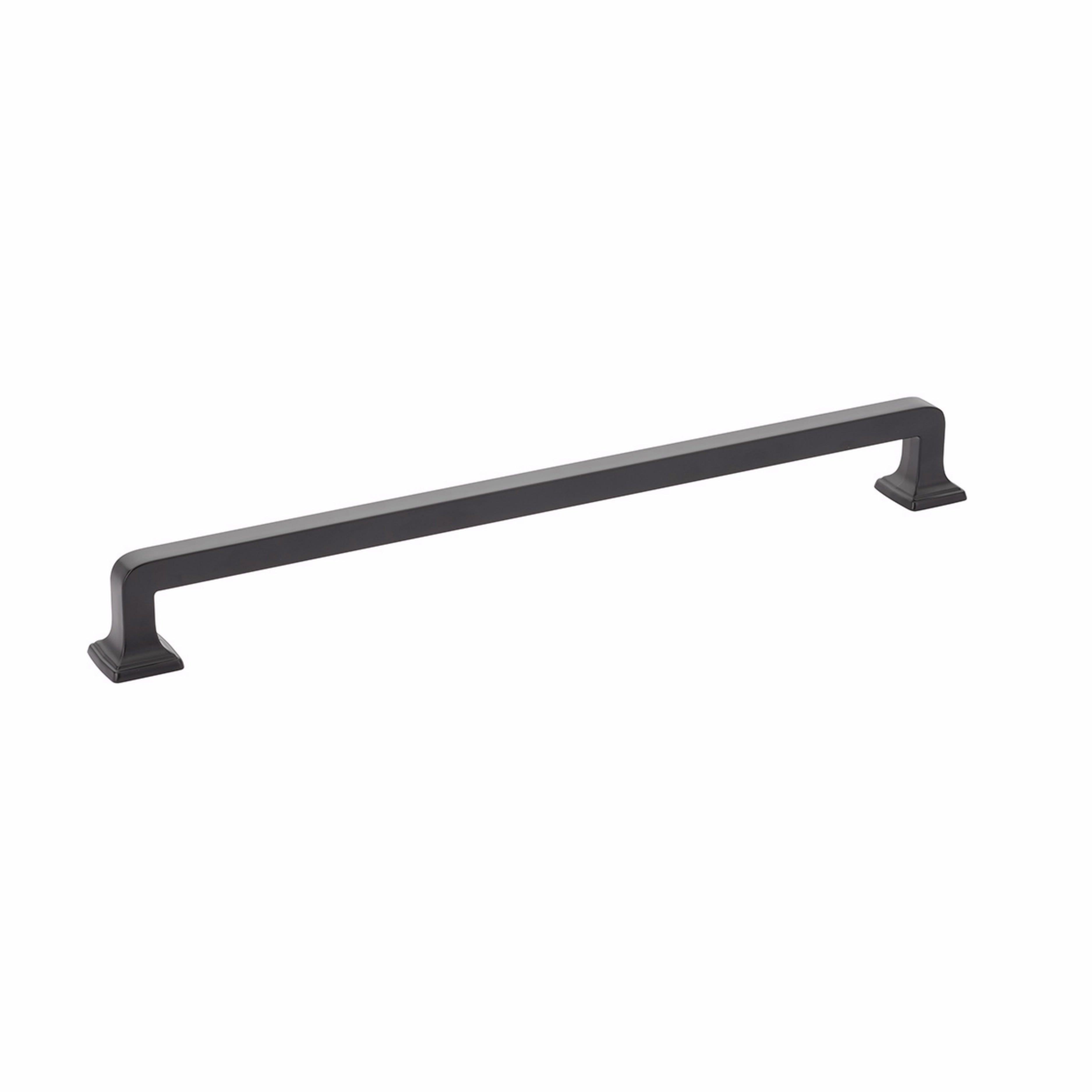 Schaub 535-MB Menlo Park 15" Center to Center Appliance Cup Pull Matte Black Finish Sparrow Supply