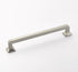Schaub 536-15 8" Center to Center Menlo Park Cabinet Pull Satin Nickel Finish Sparrow Supply