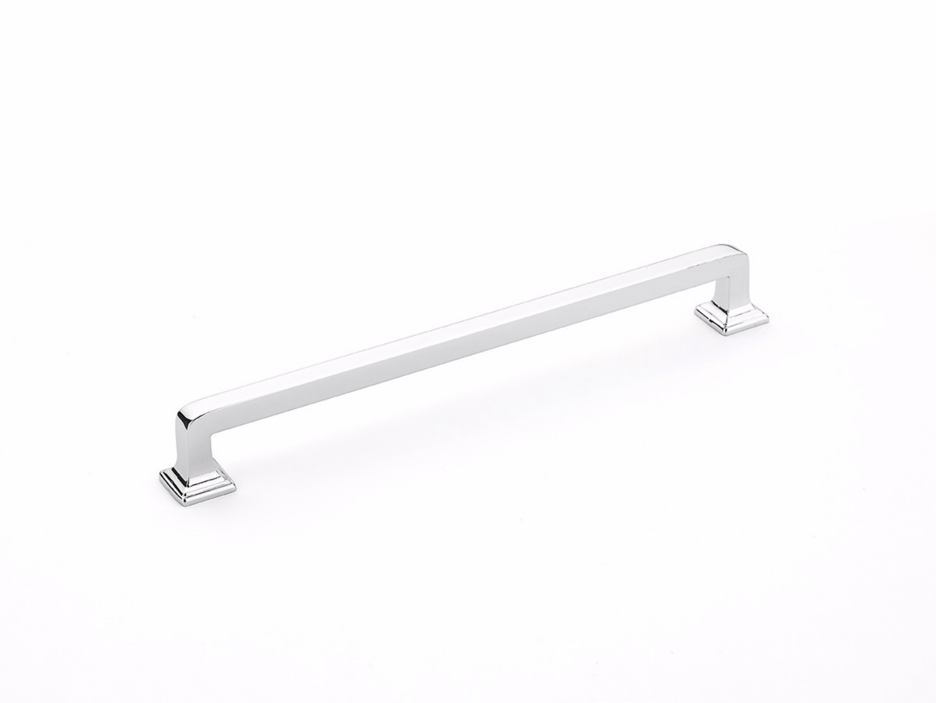Schaub 536-26 8" Center to Center Menlo Park Cabinet Pull Polished Chrome Finish Sparrow Supply