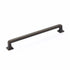 Schaub 536-ABZ 8" Center to Center Menlo Park Cabinet Pull Ancient Bronze Finish Sparrow Supply