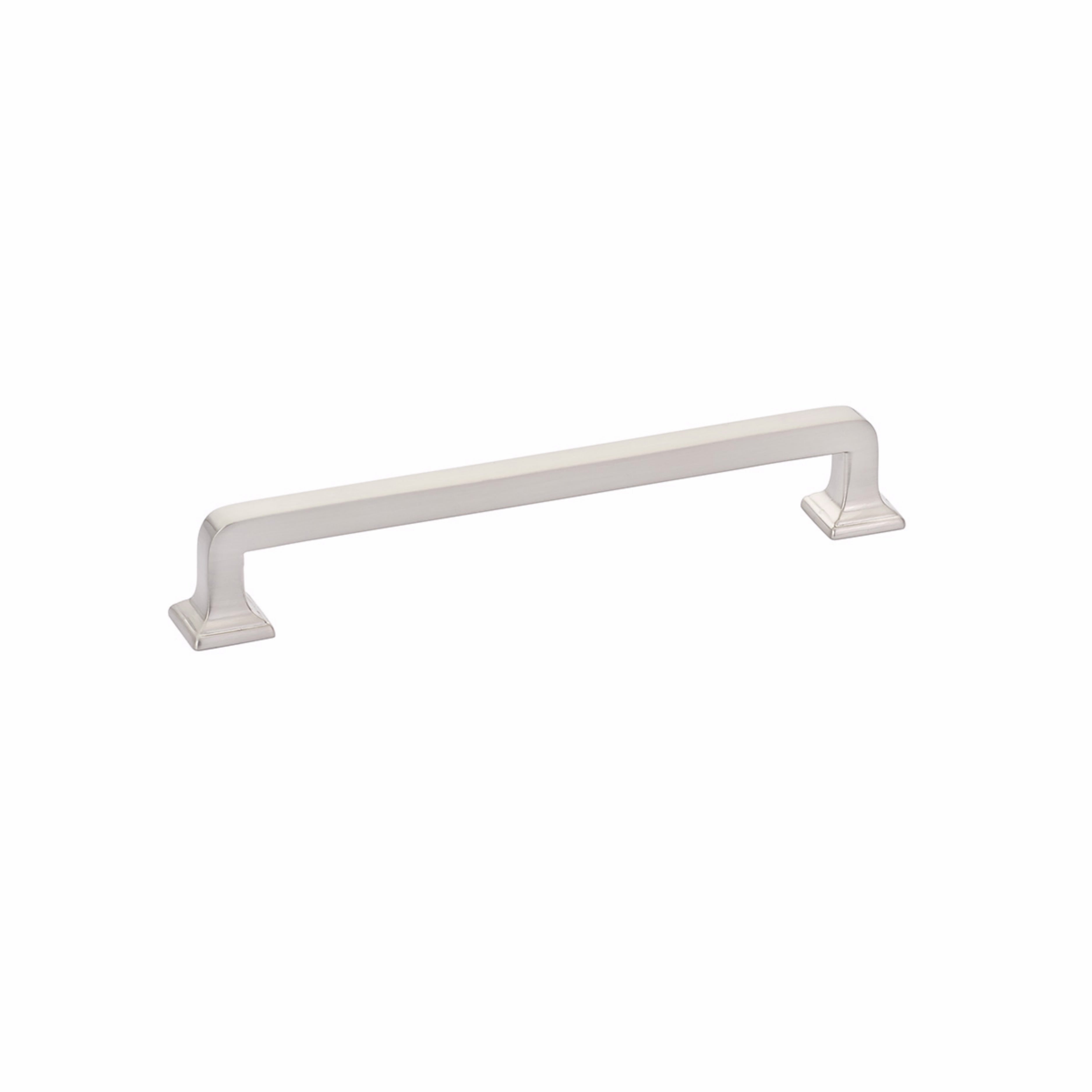 Schaub 537-BN 6" Center to Center Menlo Park Cabinet Pull Brushed Nickel Finish Sparrow Supply