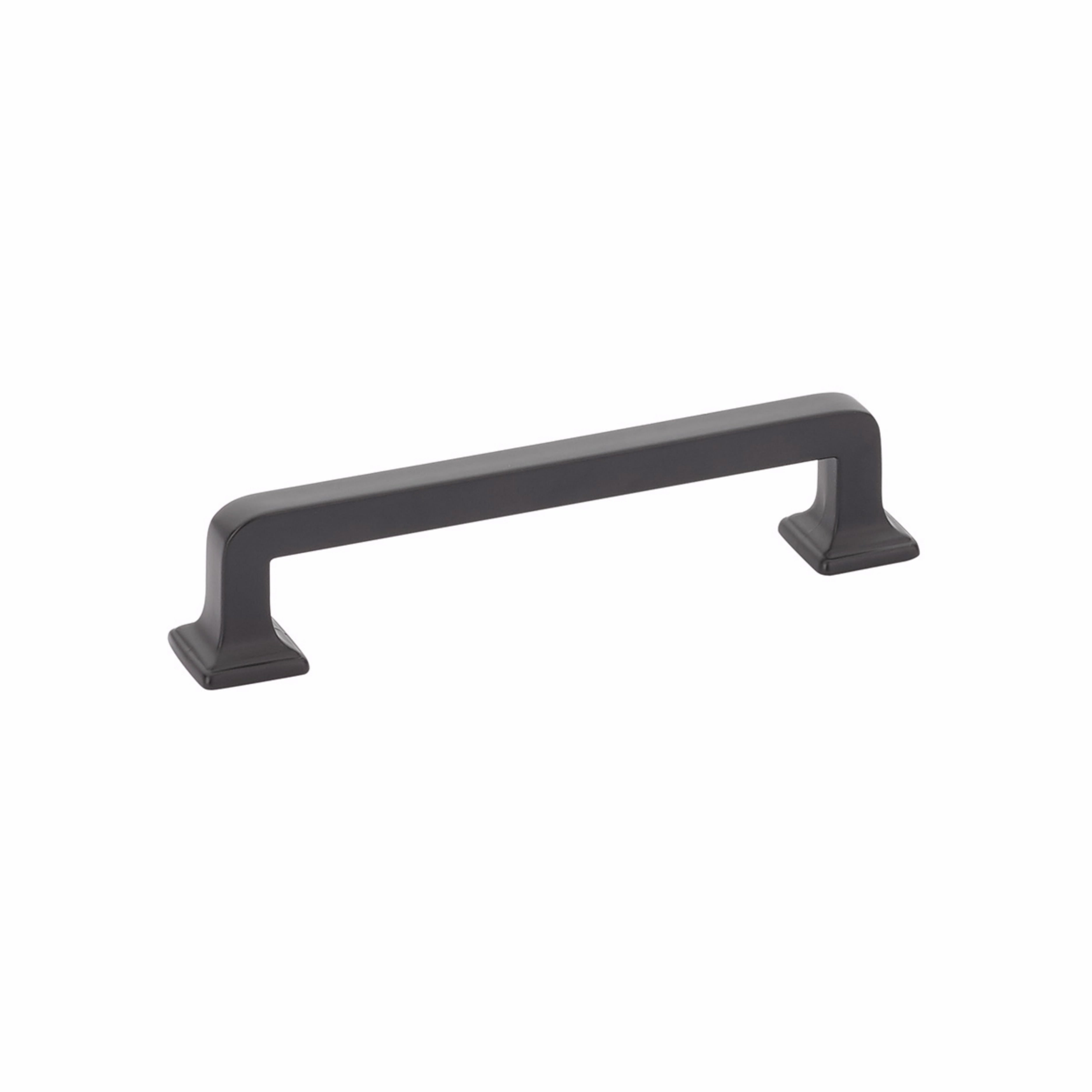 Schaub 538-MB 4" Center to Center Menlo Park Cabinet Pull Matte Black Finish Sparrow Supply