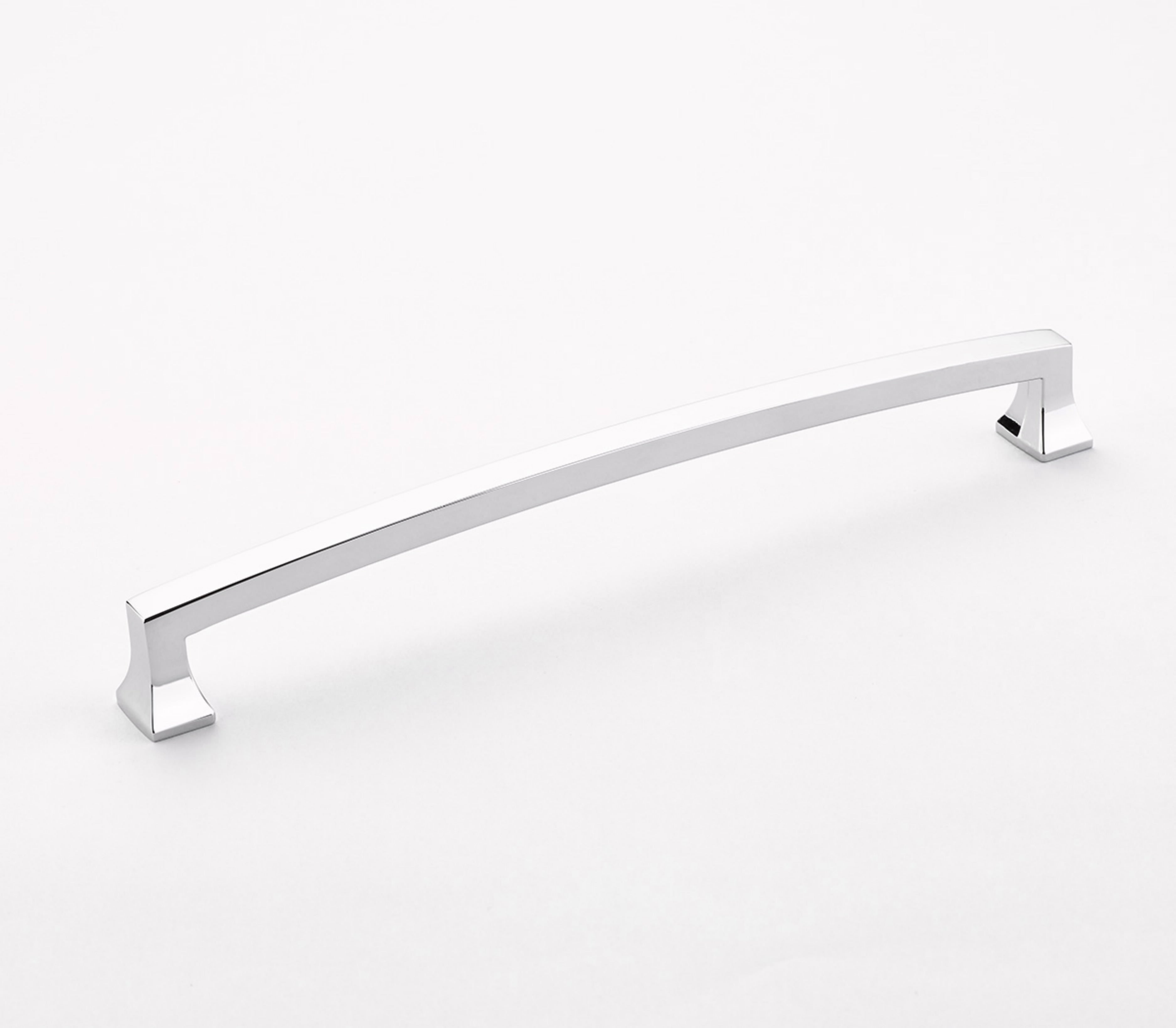 Schaub 540-26 8" Center to Center Menlo Park Arched Cabinet Pull Polished Chrome Finish Sparrow Supply