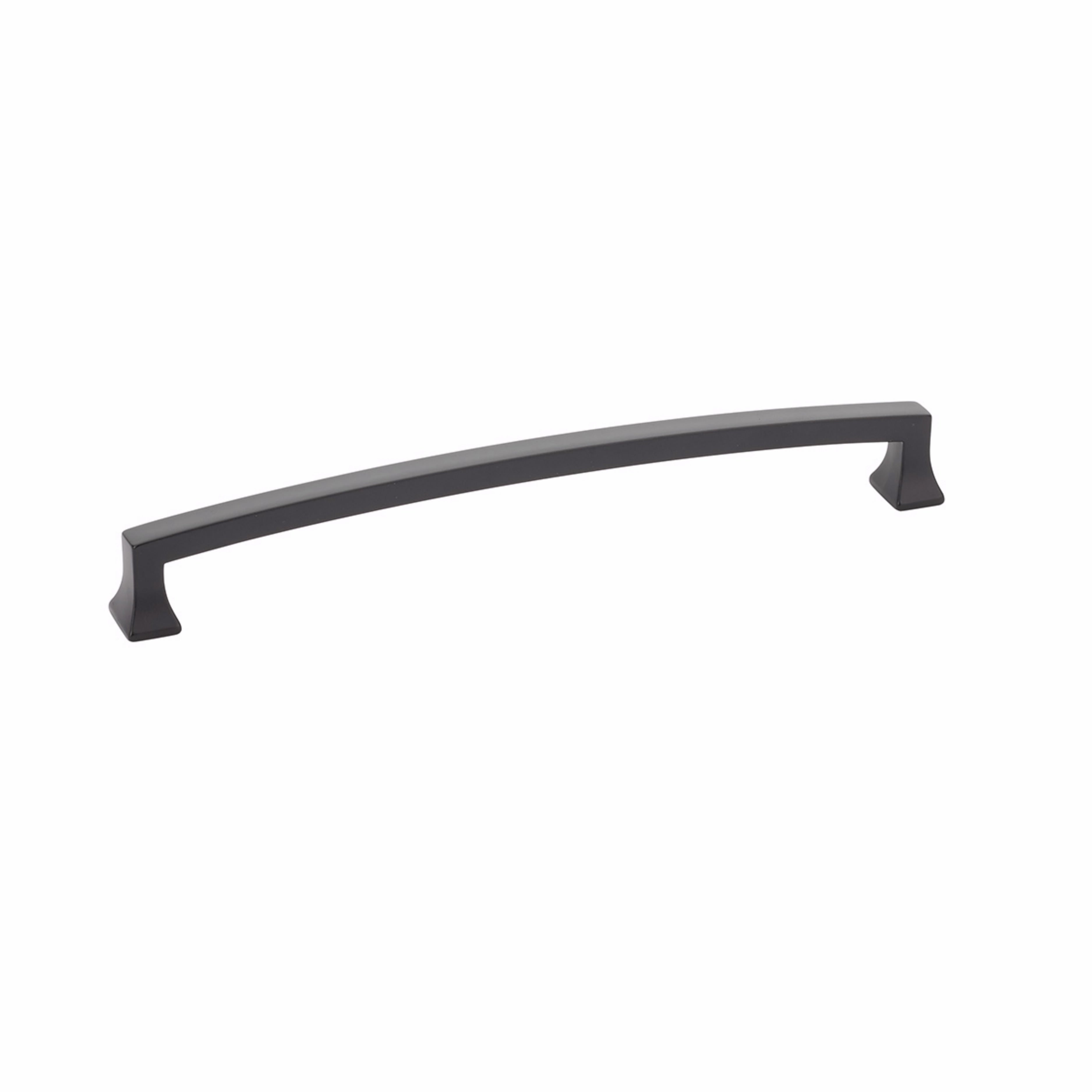 Schaub 540-MB 8" Center to Center Menlo Park Arched Cabinet Pull Matte Black Finish Sparrow Supply