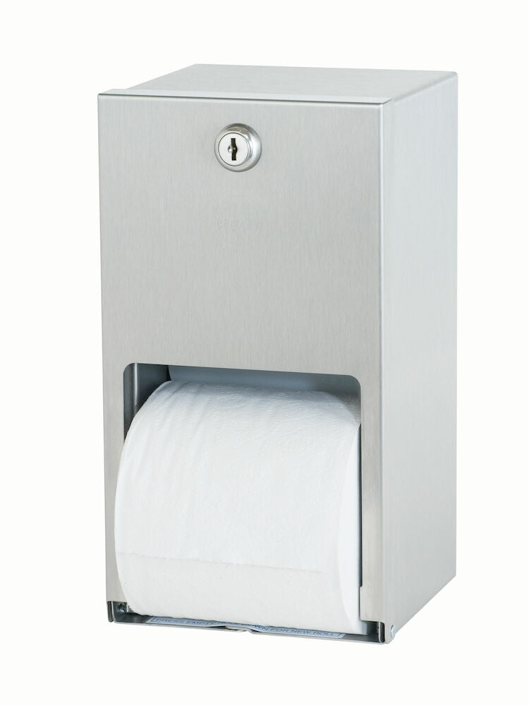 Bradley 5402-000000 Toilet Tissue Disp, Surface, Dual Sparrow Supply