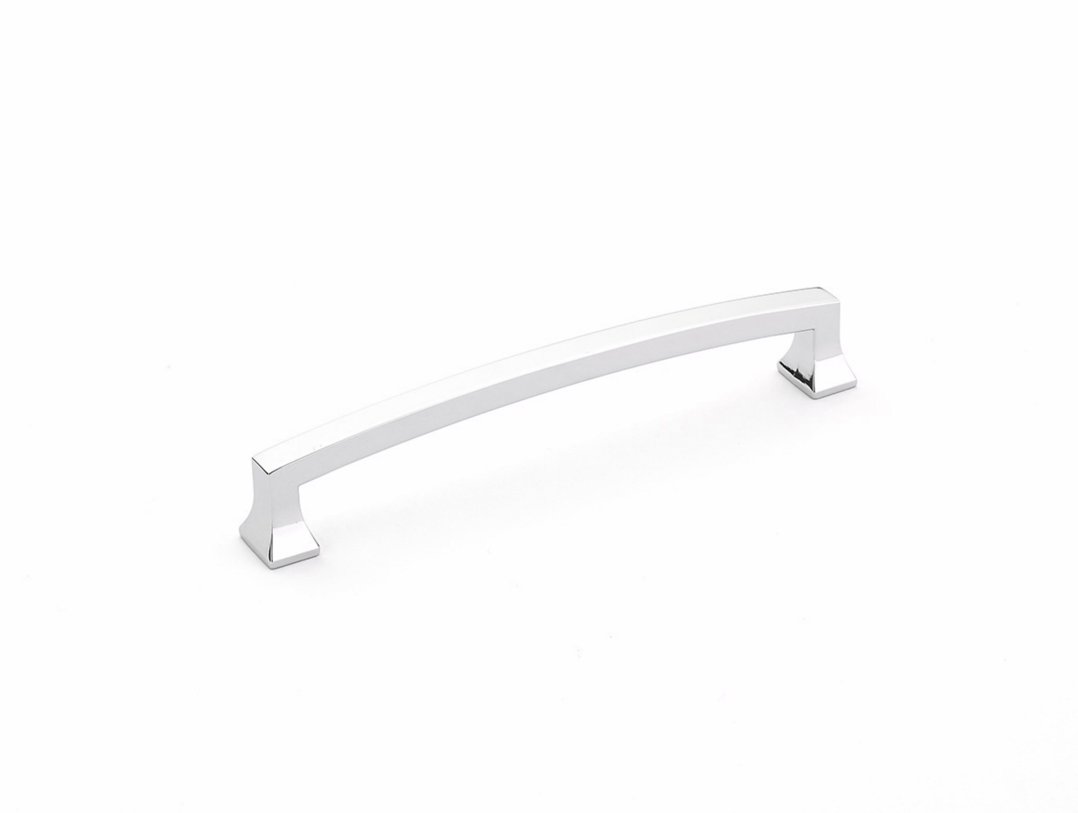 Schaub 541-26 6" Center to Center Menlo Park Cabinet Pull Polished Chrome Finish Sparrow Supply