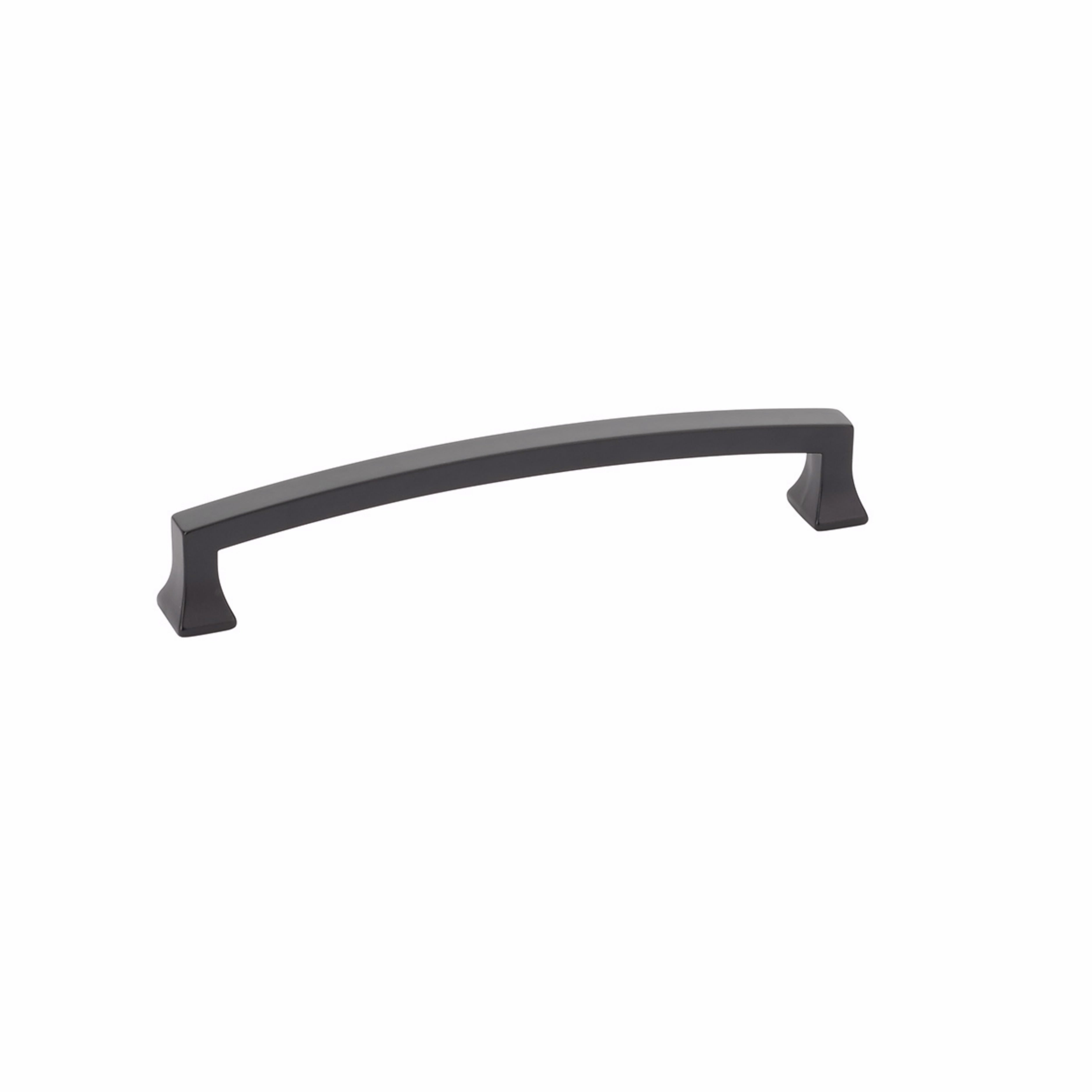 Schaub 541-MB 6" Center to Center Menlo Park Cabinet Pull Matte Black Finish Sparrow Supply