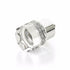 Schaub 55-26 City Lights Round Multi Sided Glass Knob Polished Chrome Finish Sparrow Supply