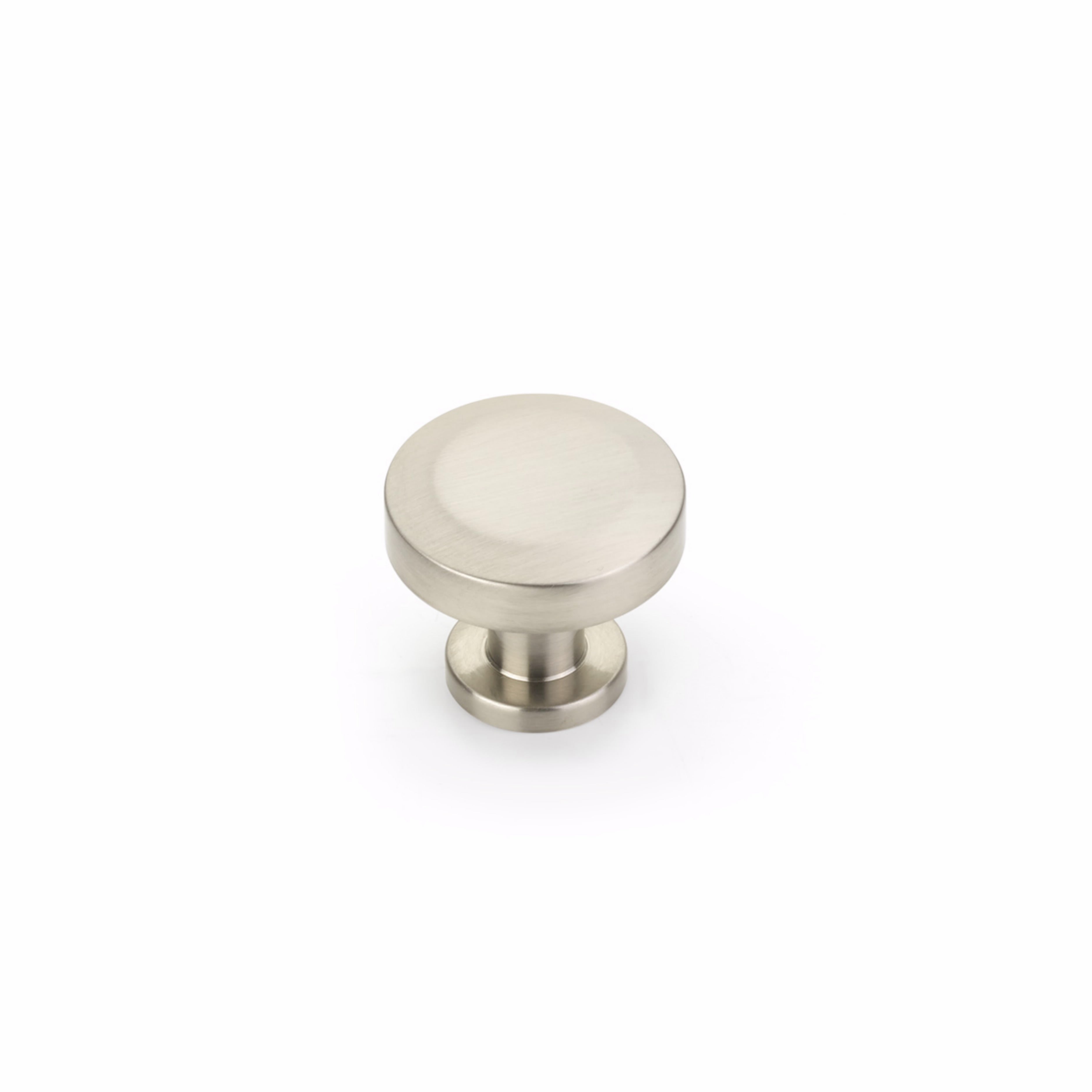 Schaub 550-BN 1-1/4" Diameter Heathrow Cabinet Knob Brushed Nickel Finish Sparrow Supply