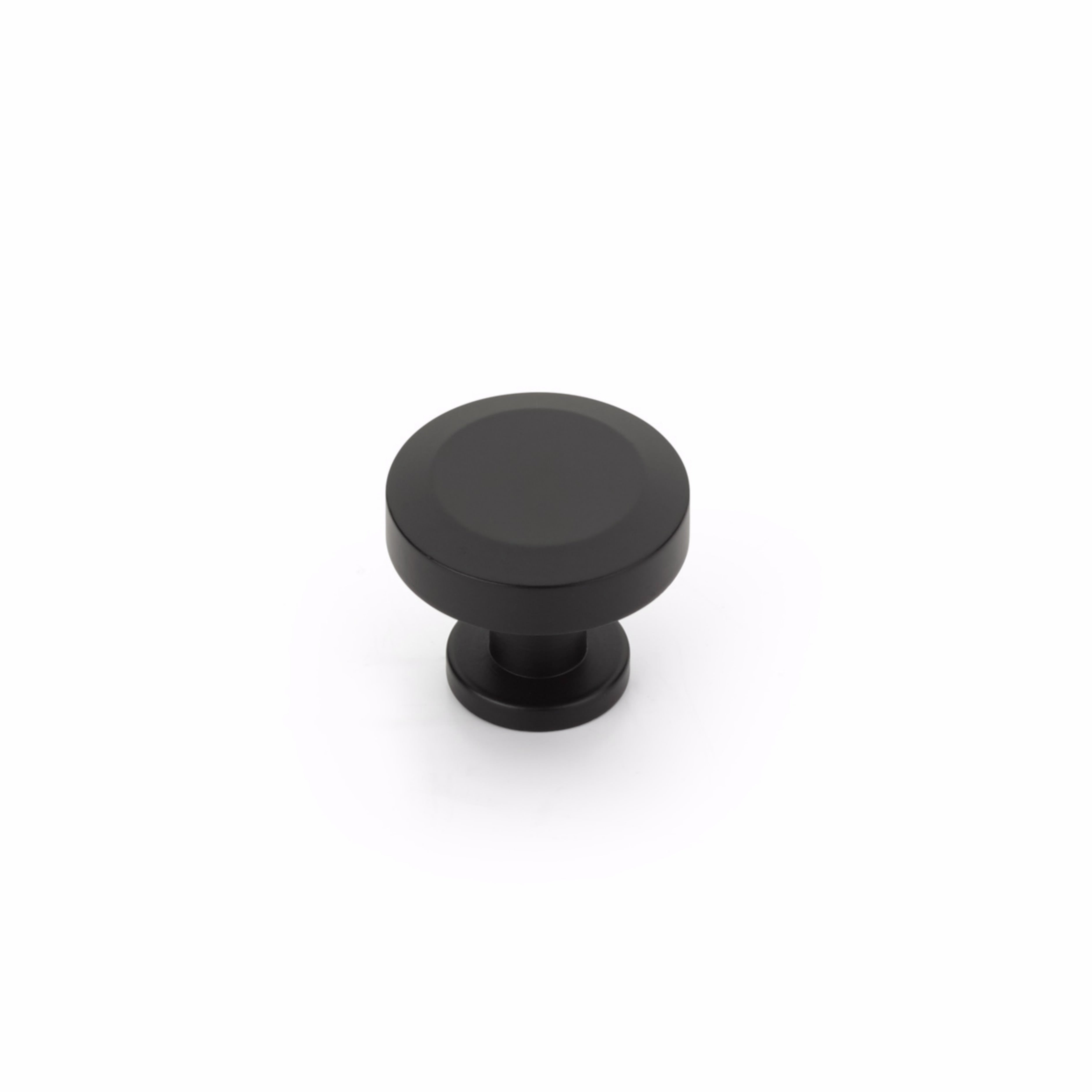 Schaub 550-MB 1-1/4" Diameter Heathrow Cabinet Knob Matte Black Finish Sparrow Supply